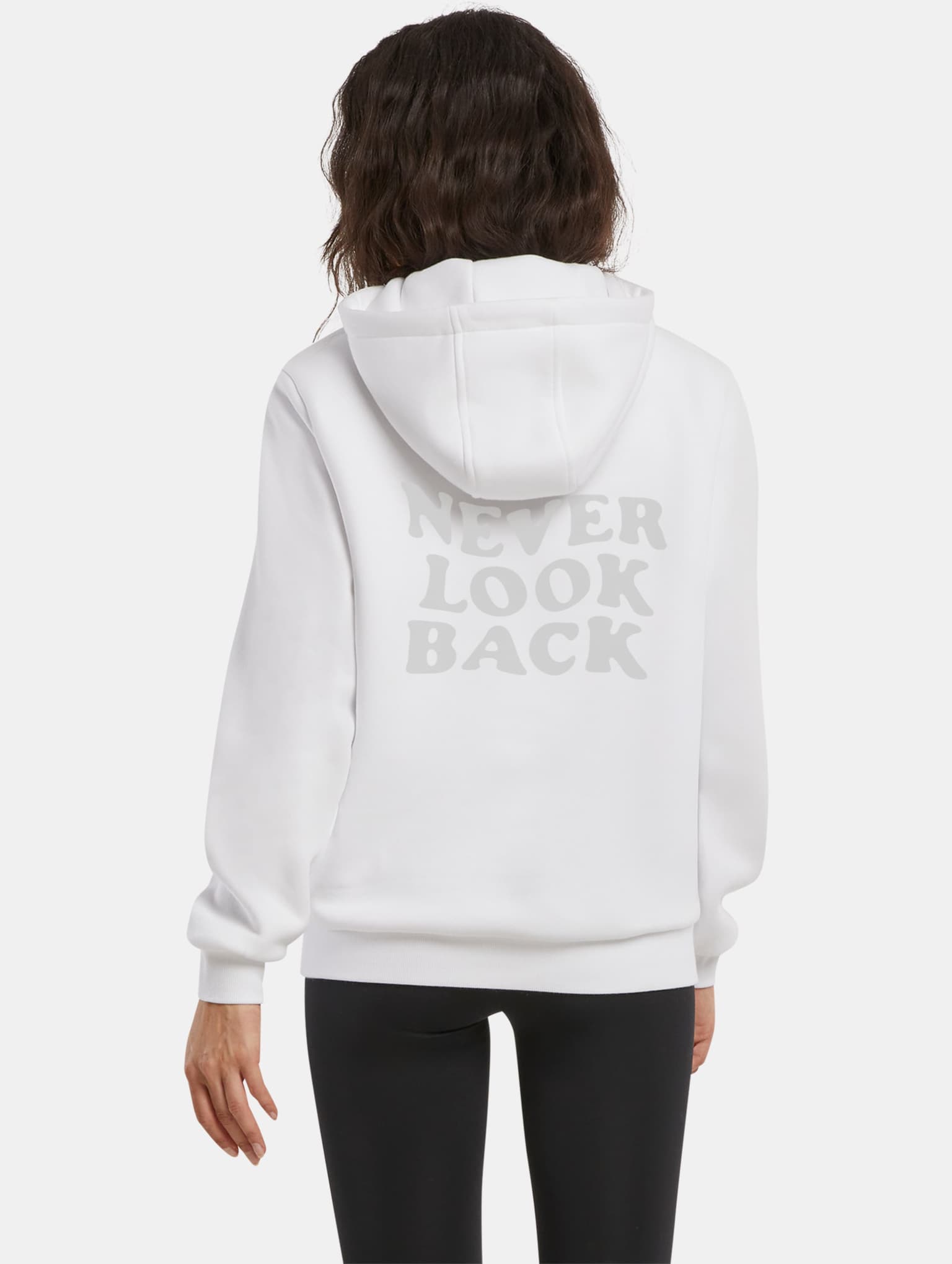 Miss Tee Never Look Back Ladies Fluffy Hoody – Bild 2