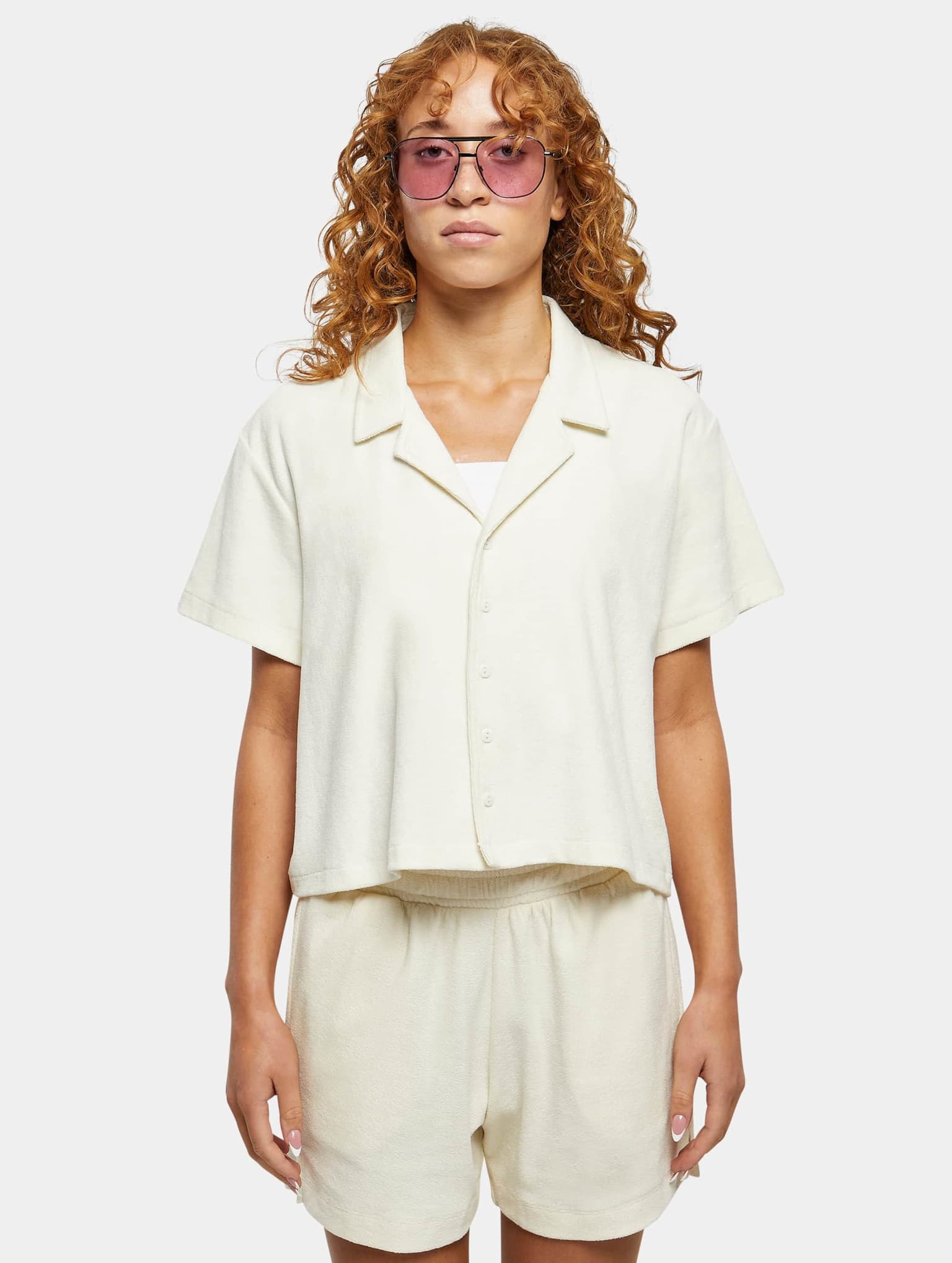 Urban Classics Ladies Towel Resort Shirt – Bild 3