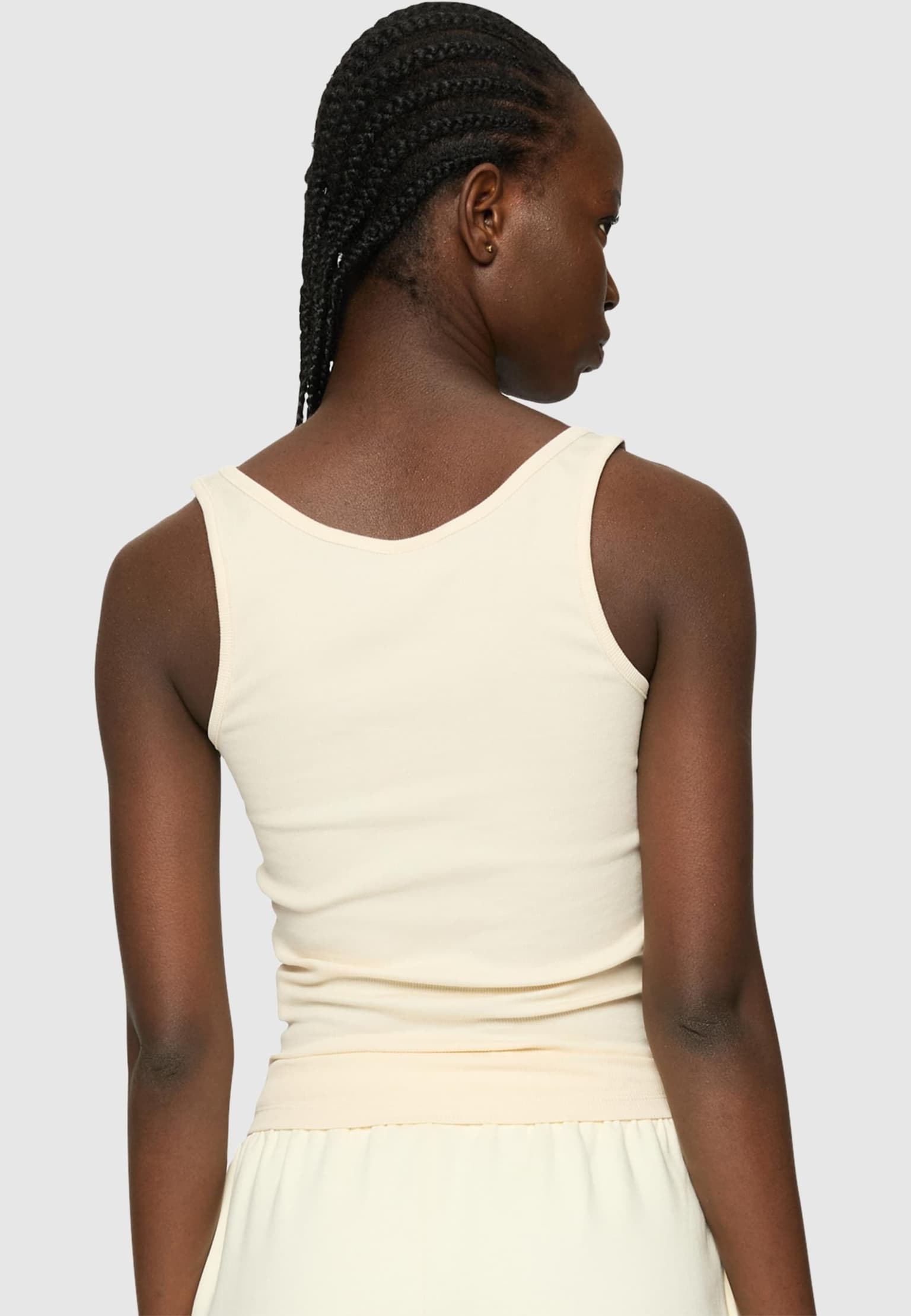 Urban Classics Ladies Essentials Basic Rib Top 2-Pack – Bild 2