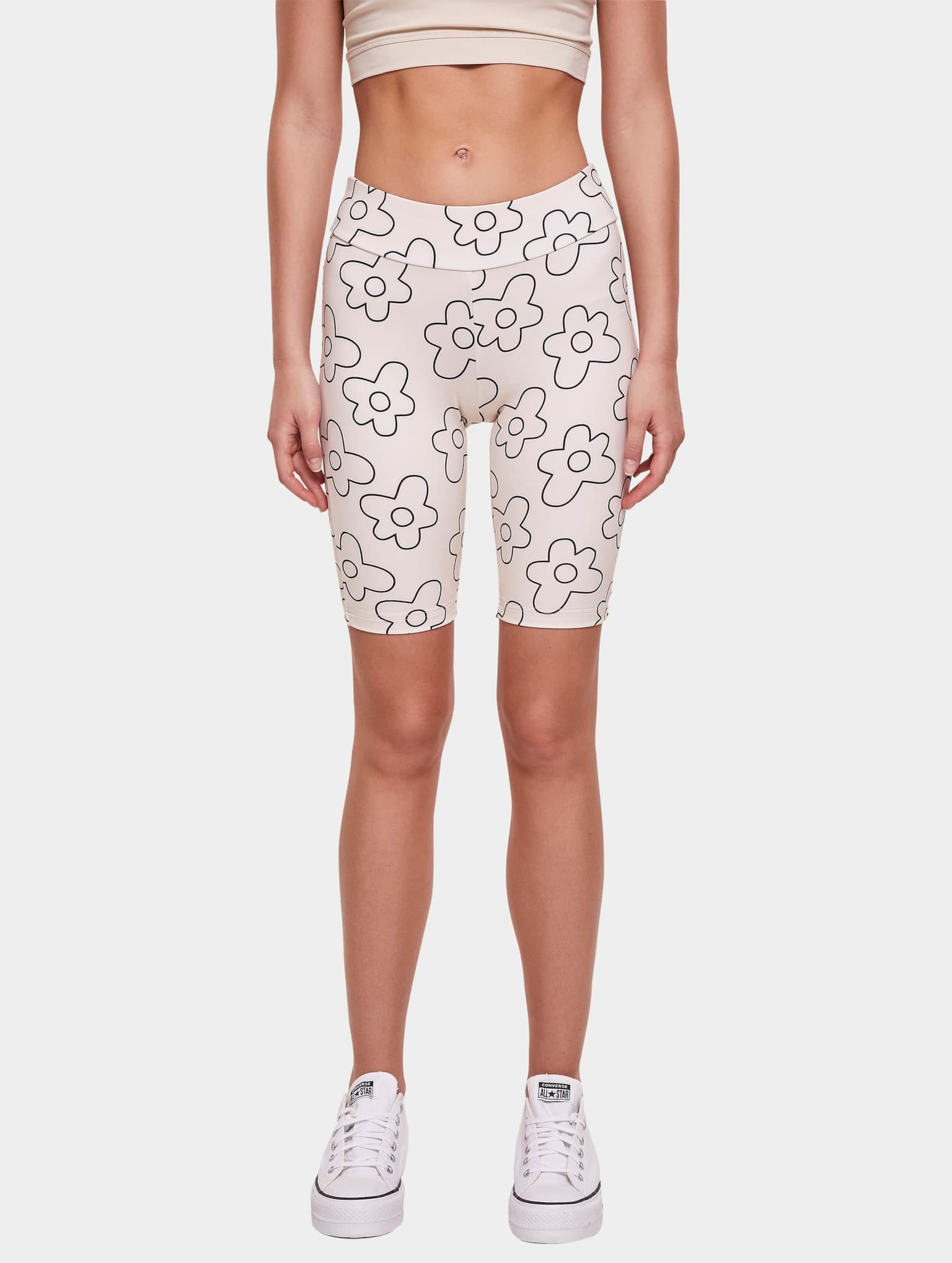 Urban Classics Ladies High Waist AOP Tech Cycle Short – Bild 3