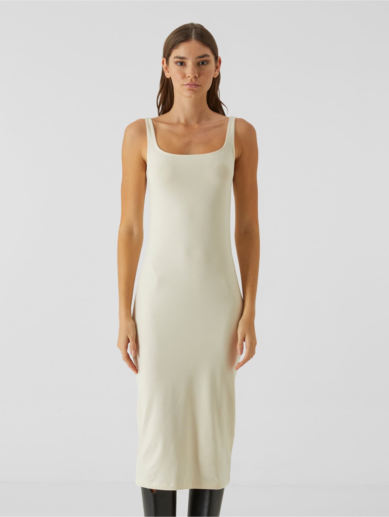 Urban Classics Ladies Basic Long Cotton Jersey Dress