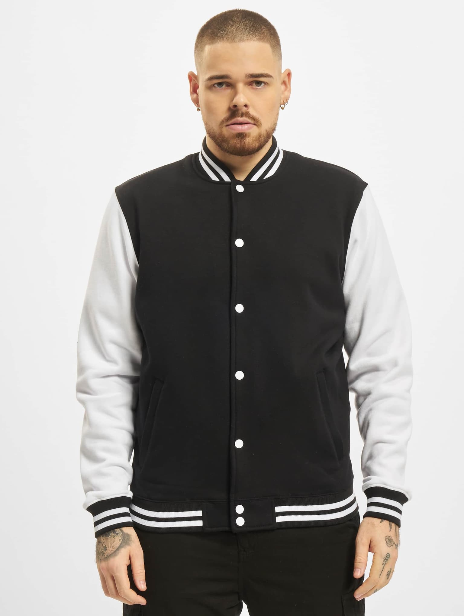 Urban Classics 2-tone College Sweatjacket – Bild 3