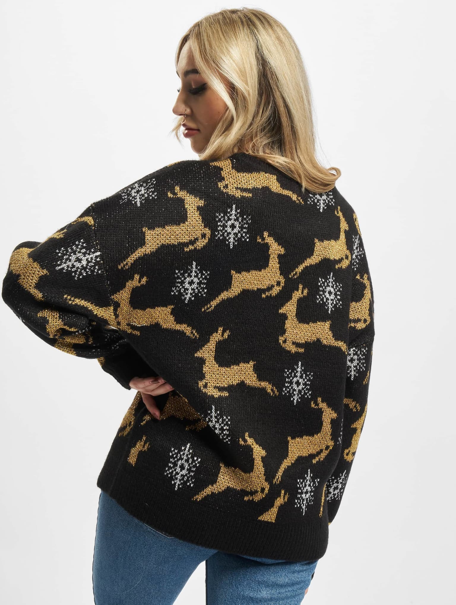 Urban Classics Ladies Oversized Christmas Sweater – Bild 2
