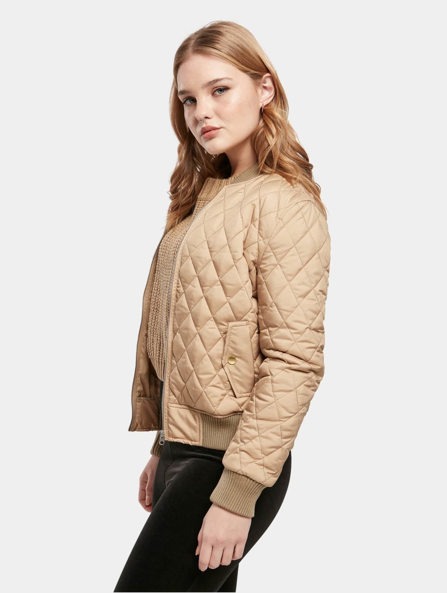 Urban Classics Ladies Diamond Quilt Nylon Jacket – Bild 4