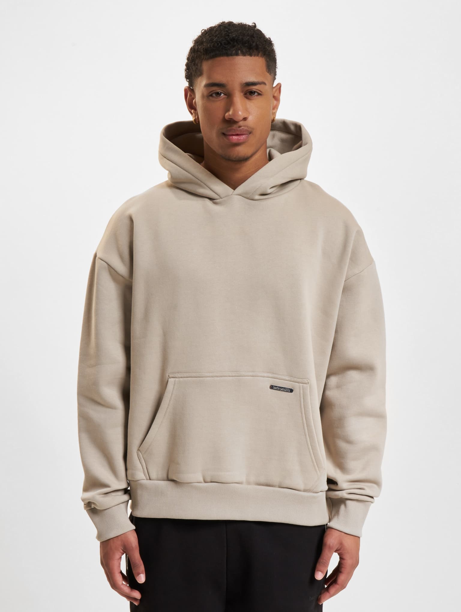 Bazix Republiq Super Heavy Blank Hoodie – Bild 3