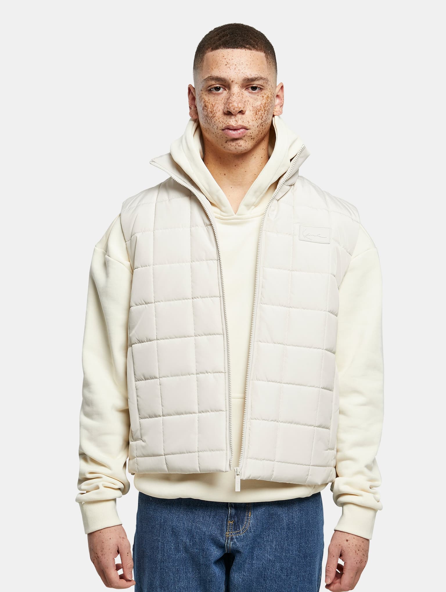 Karl Kani Rubber Signature Woven Puffer Vest – Bild 3