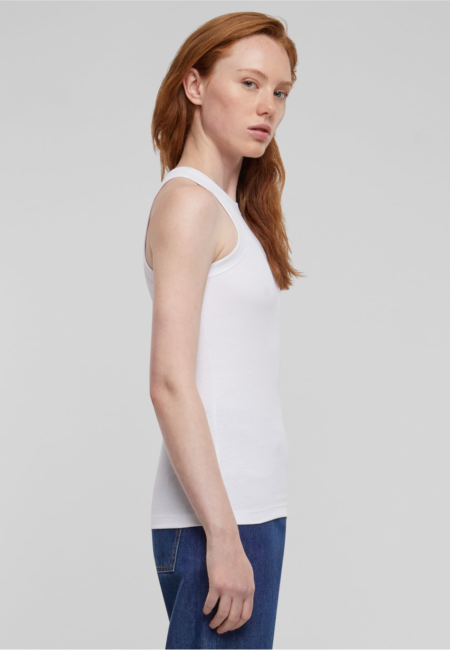 Urban Classics Ladies Racer Back Rib Top – Bild 4