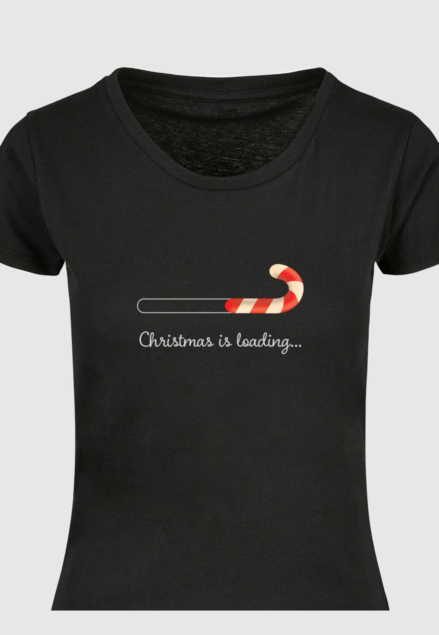 Merchcode Ladies Christmas Loading Basic Tee – Bild 3