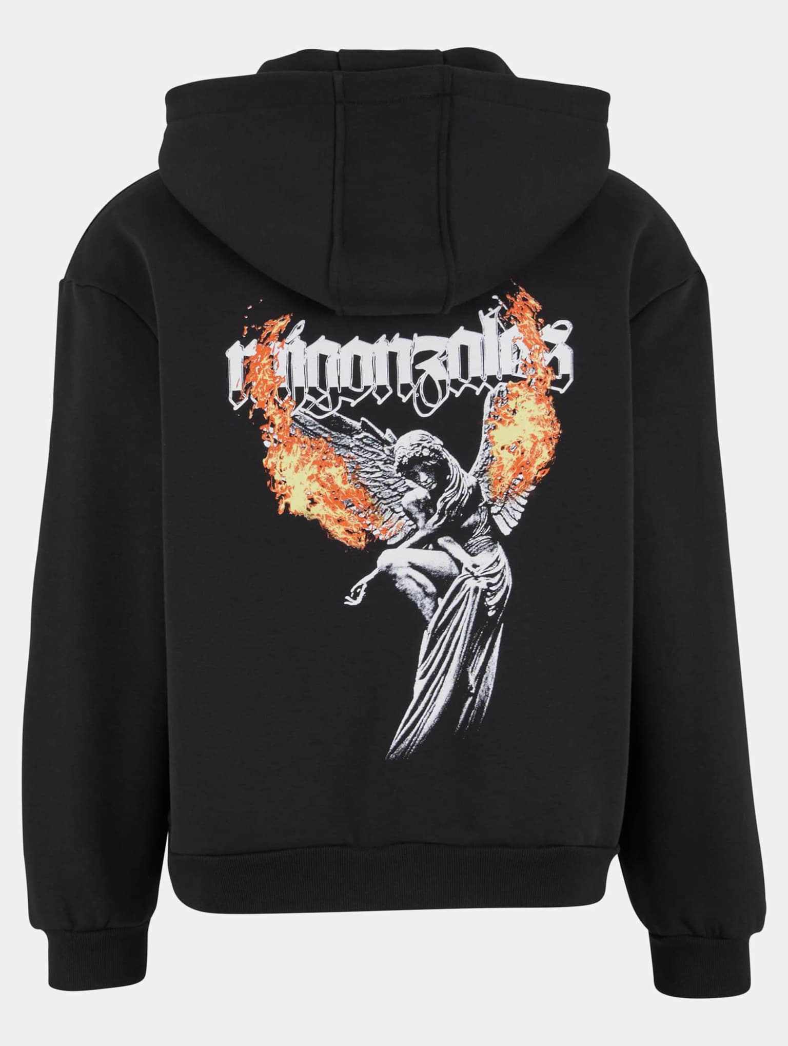 MJ Gonzales MJG Heavy Oversized Zip Hoody - Burning Wings – Bild 4