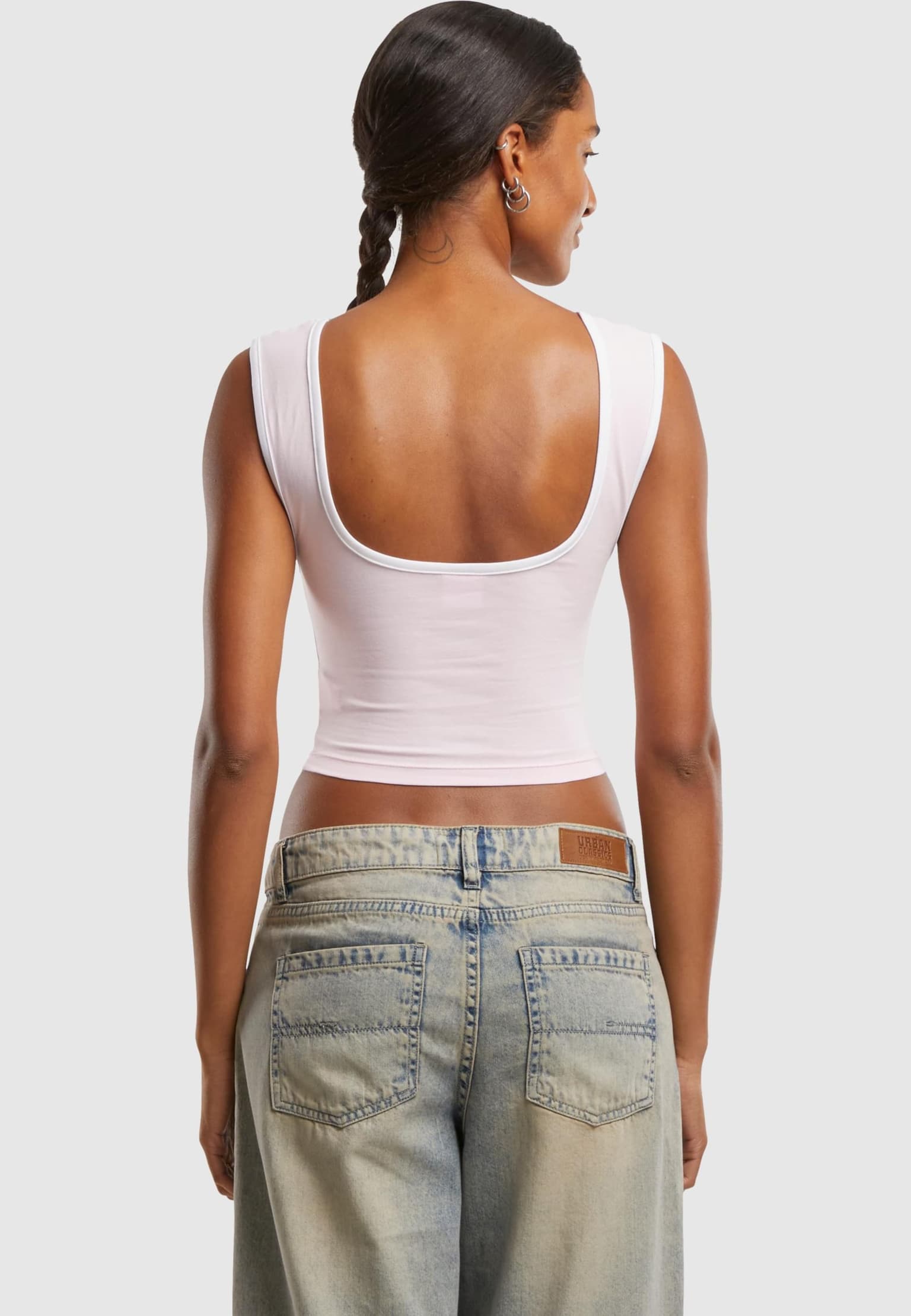 Urban Classics Ladies Contrast Cropped Top – Bild 3