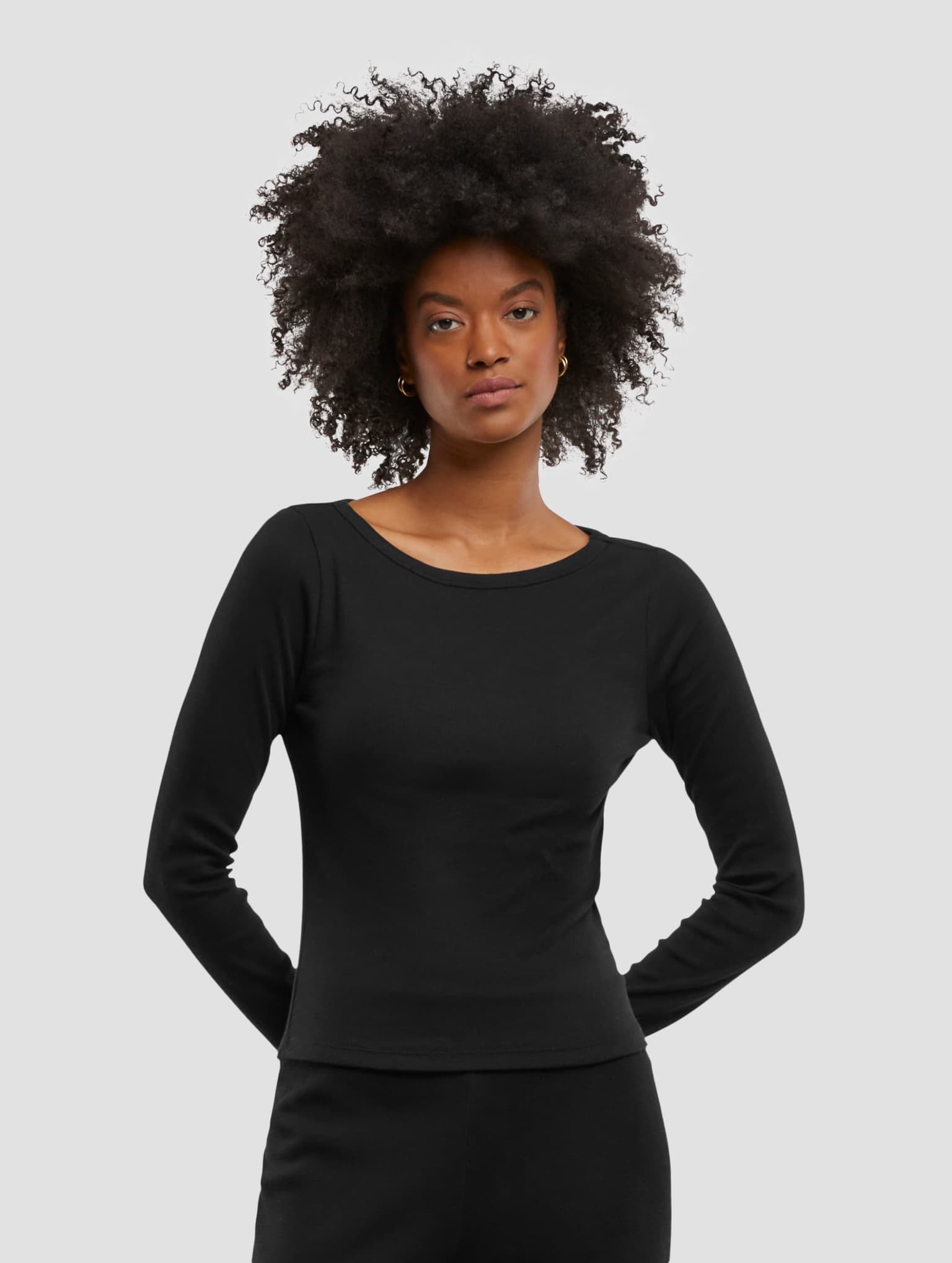 aimn aim'n Ease Ribbed Top Longsleeve