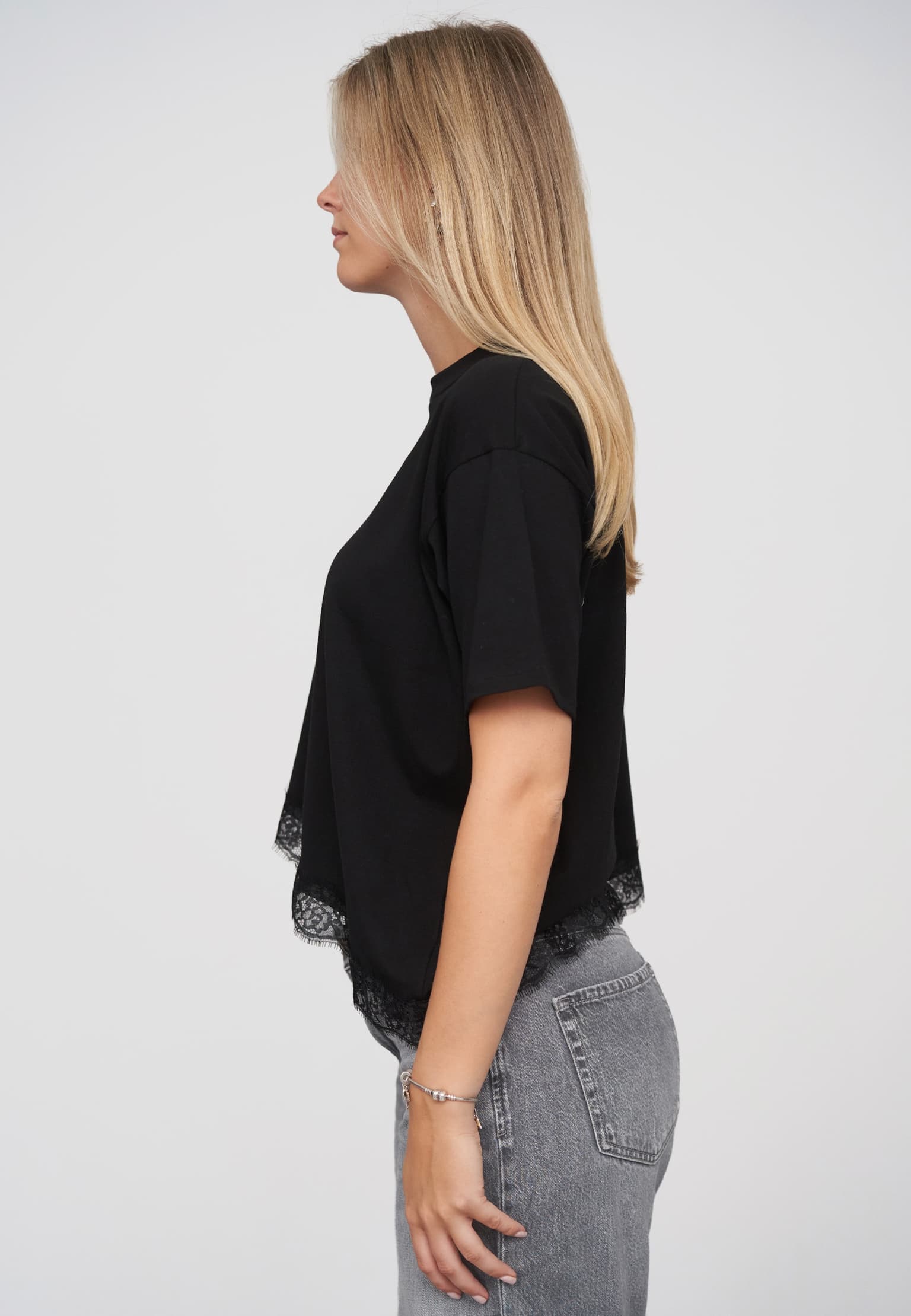 Cloud5ive Asymetric Lace Shirt – Bild 3
