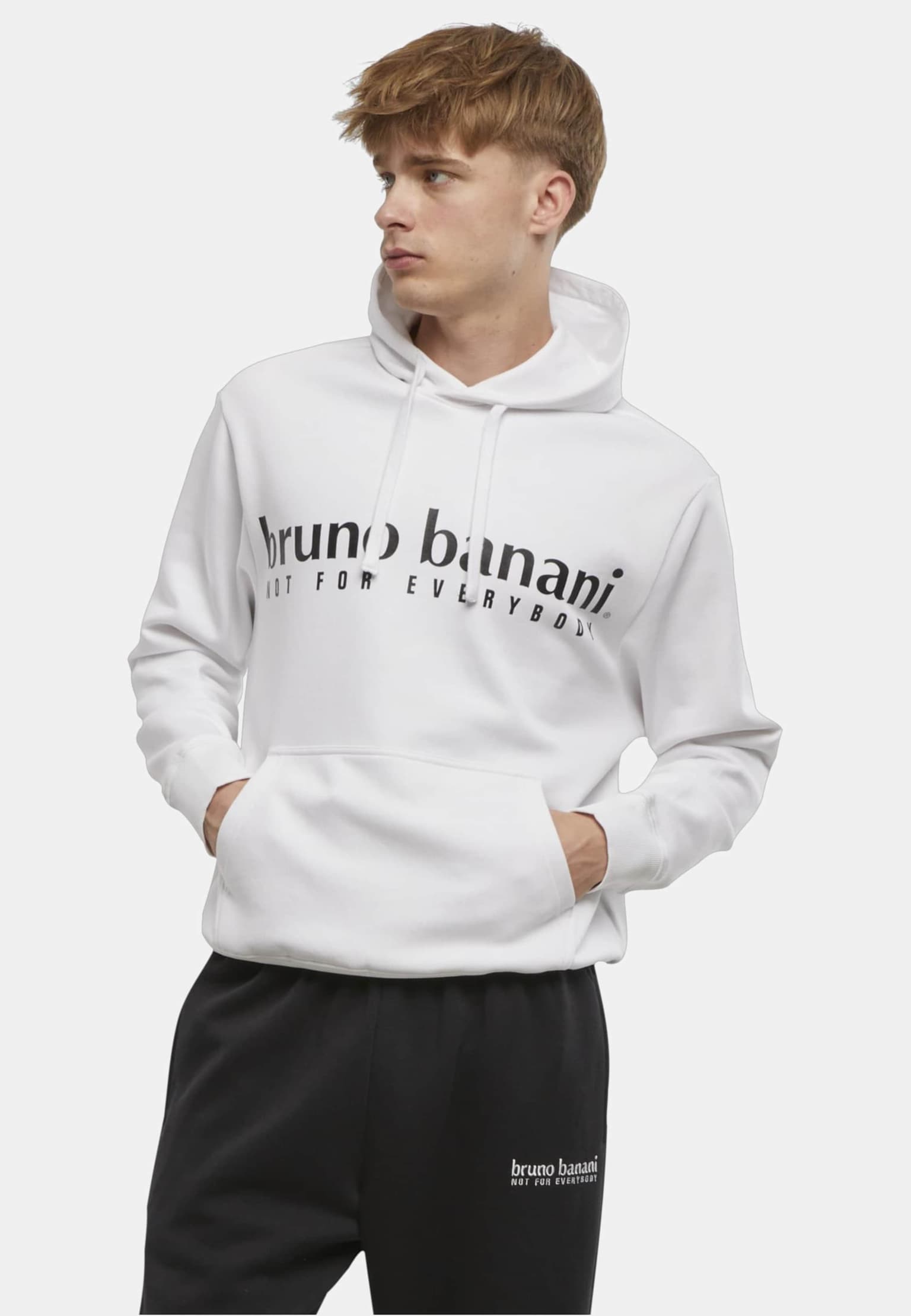 Bruno Banani Basic Logo Print Hoodie
