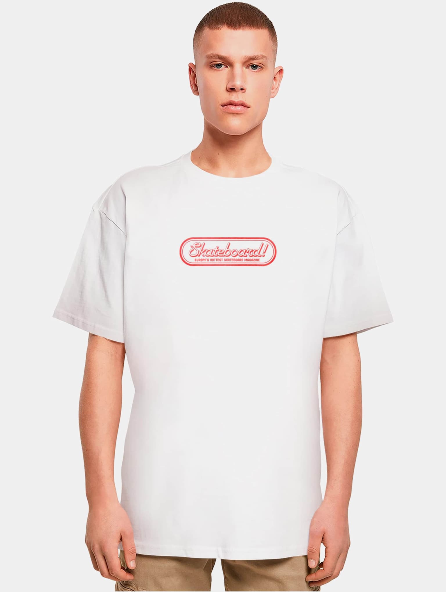 Merchcode The Skateboard Magazin Logo Oversize Tee