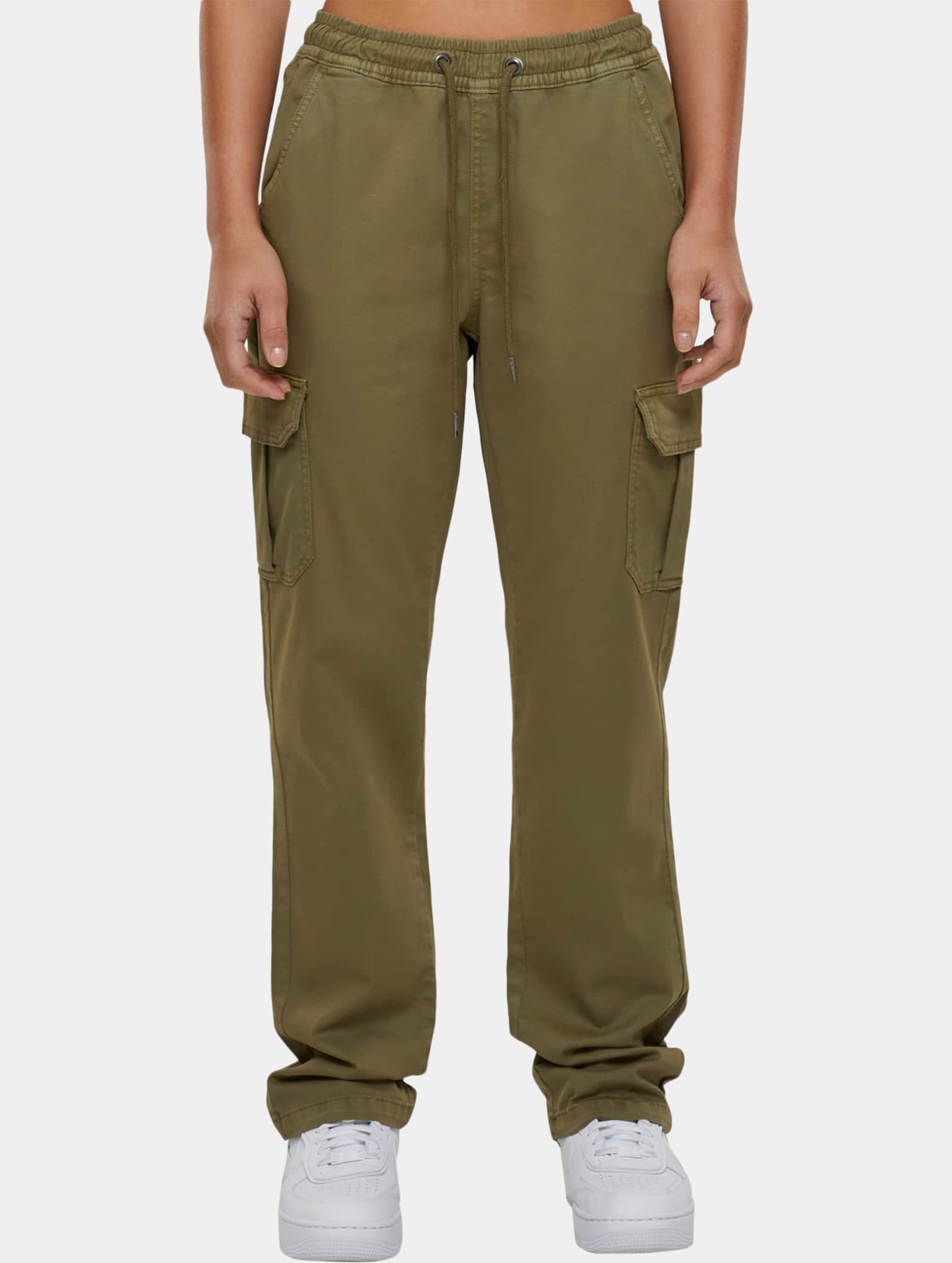 Urban Classics Ladies High Waist Twill Cargo Pants – Bild 4