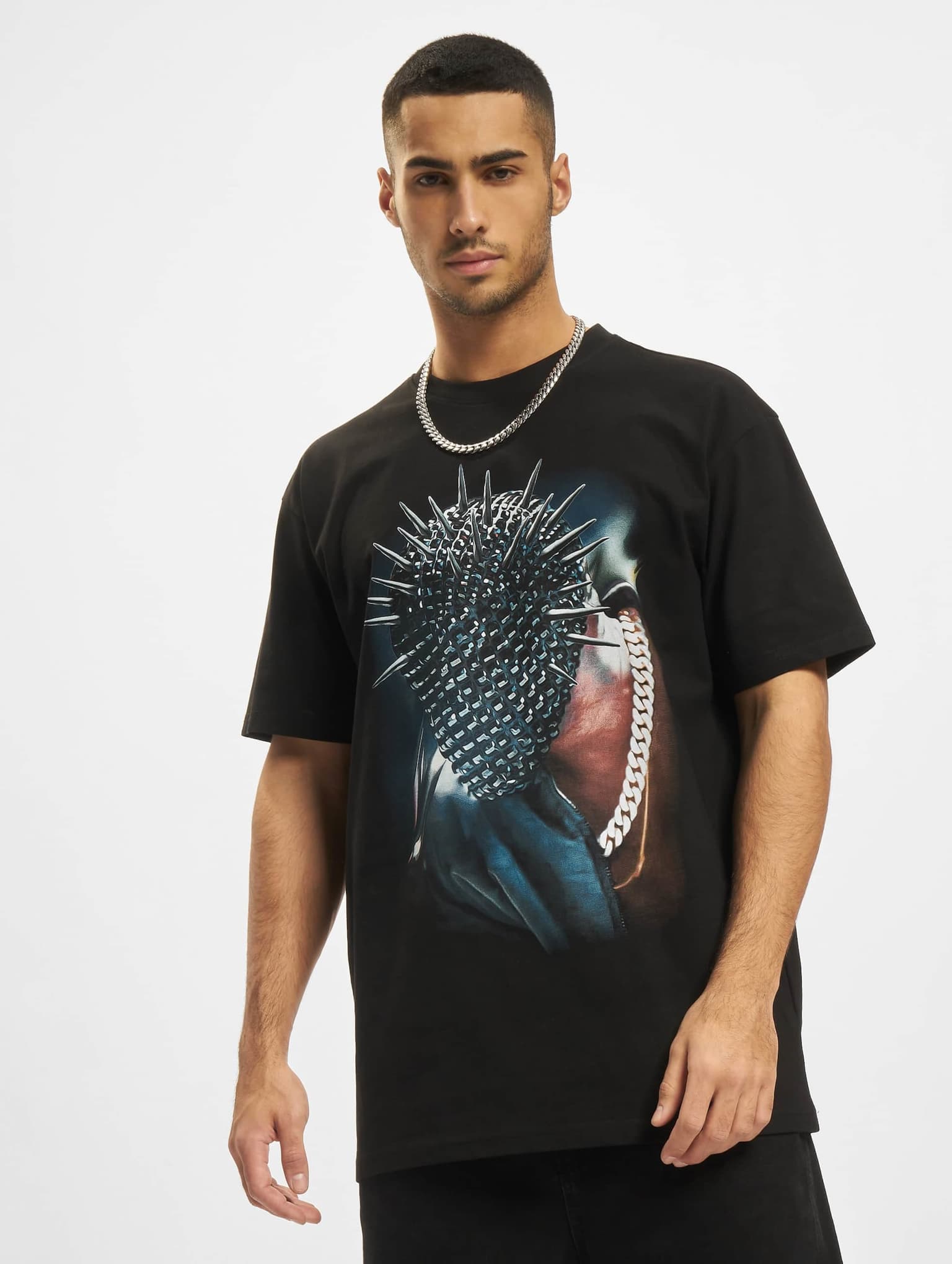 Mister Tee Upscale Thorned Mask Oversize
