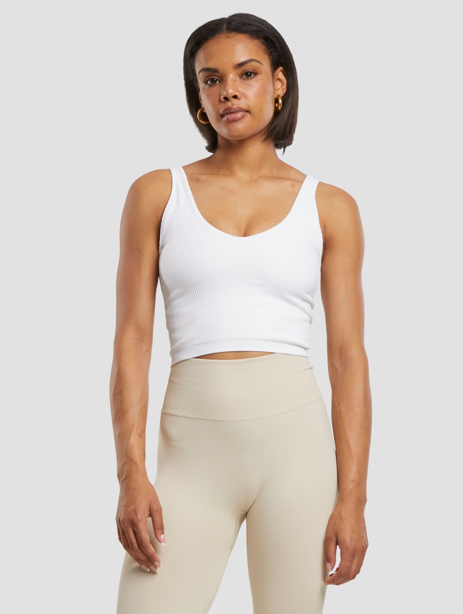 AMN-243-BRA-23080124−017 AIMN Ribbed Seamless Bralette
