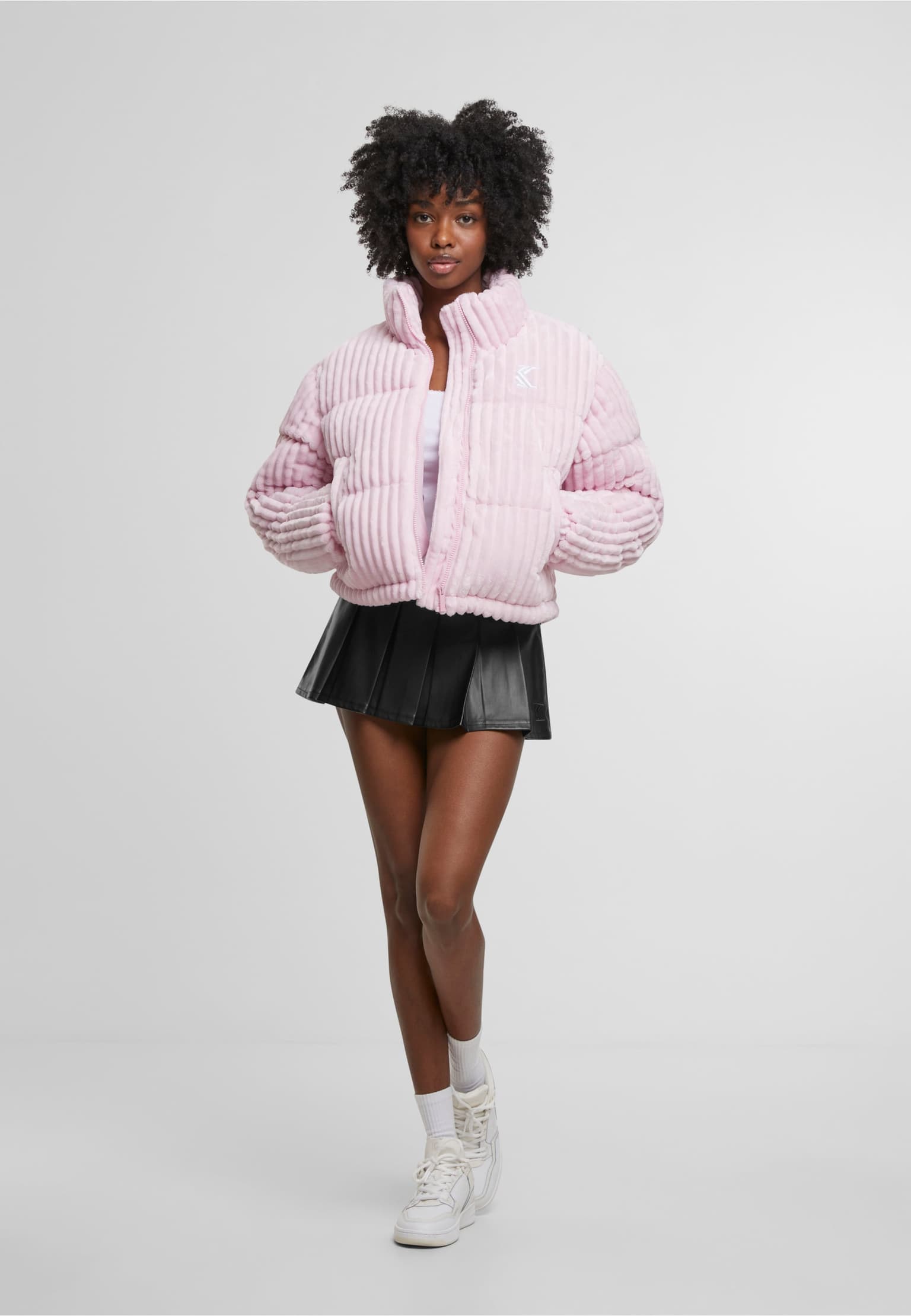 Karl Kani Og K Corduroy Short Puffer Jacket – Bild 3