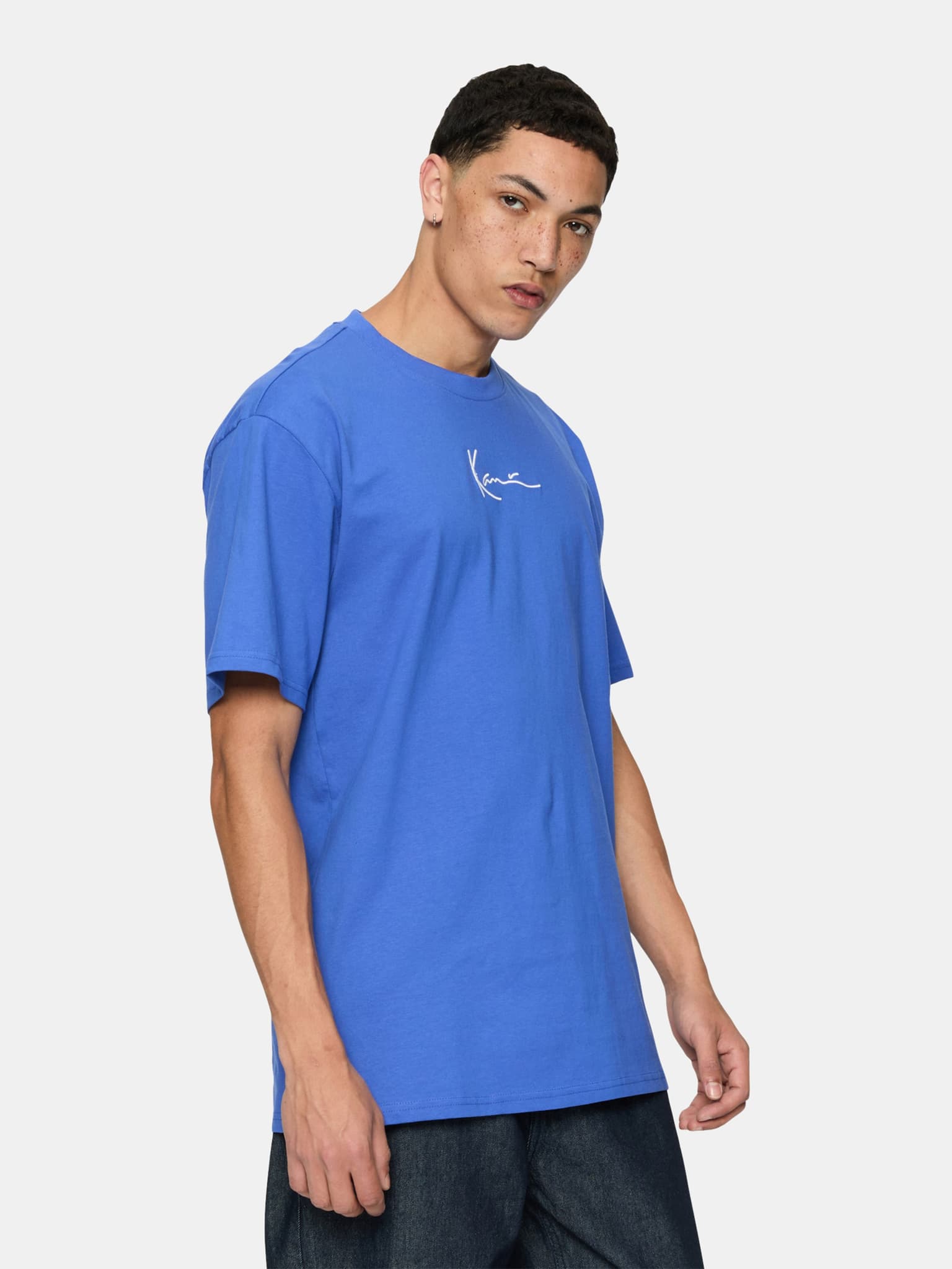 Karl Kani KM-TE011-091-02 Small Signature Essential Tee blue