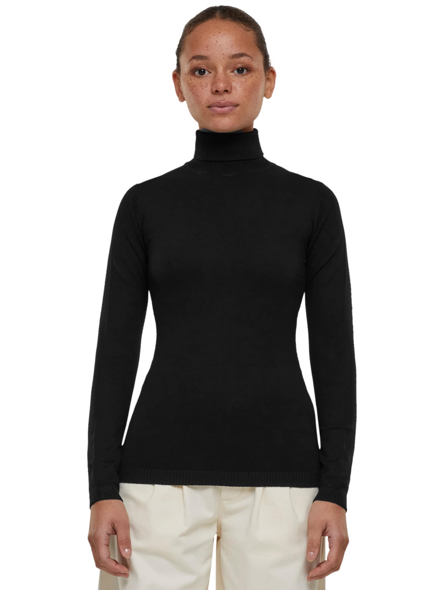 Urban Classics Ladies Knitted Turtleneck Sweater – Bild 3