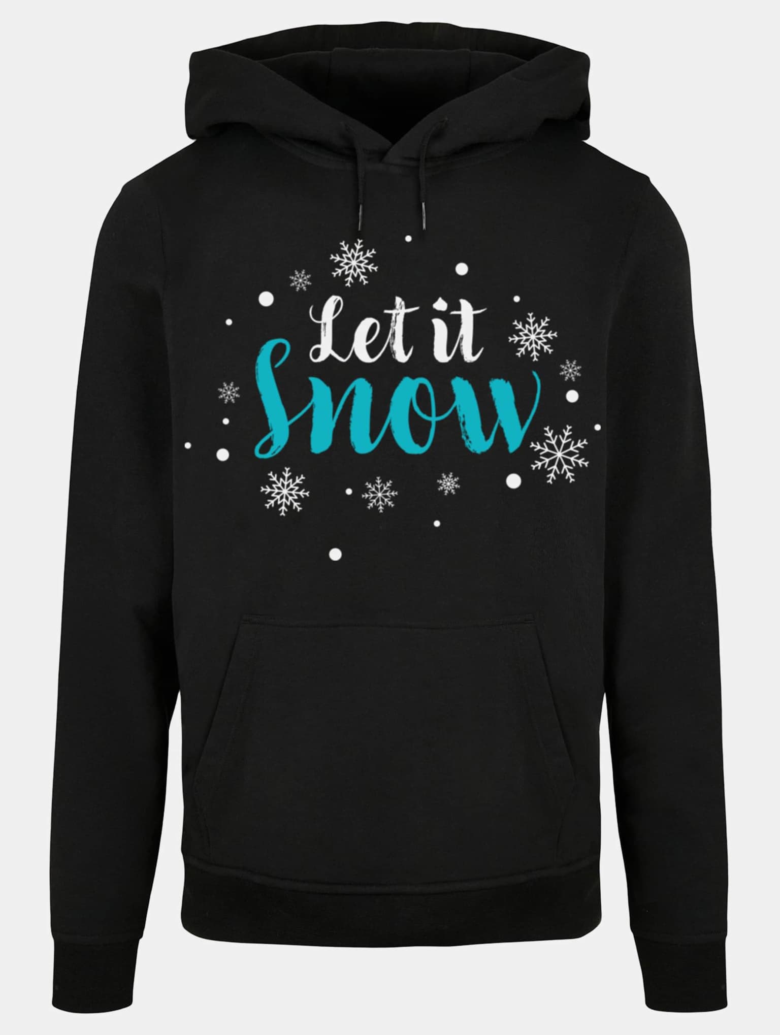 Merchcode POD Let it snow Basic Hoody – Bild 3
