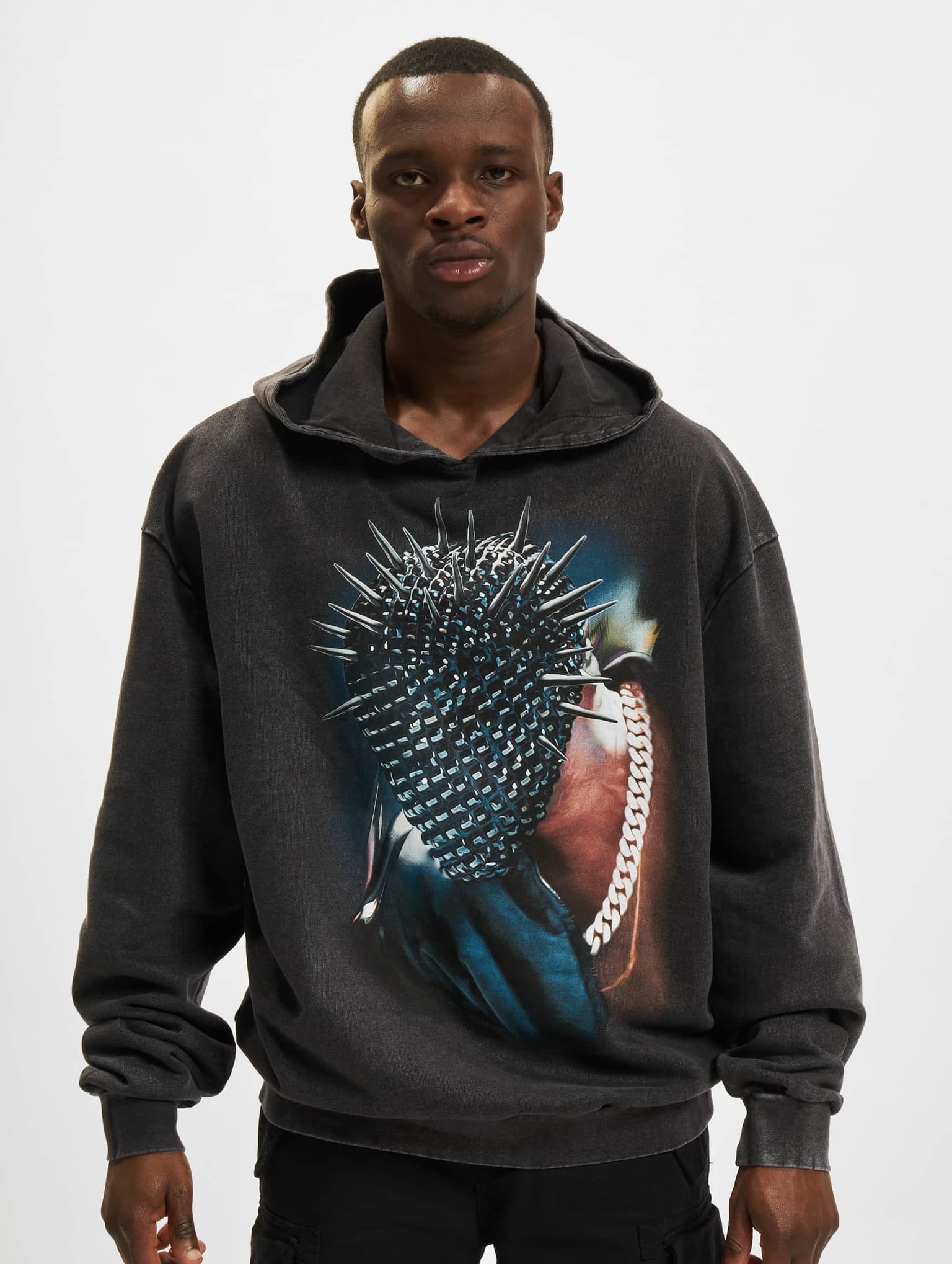 Mister Tee Upscale Thorned Mask Oversize Hoody – Bild 3