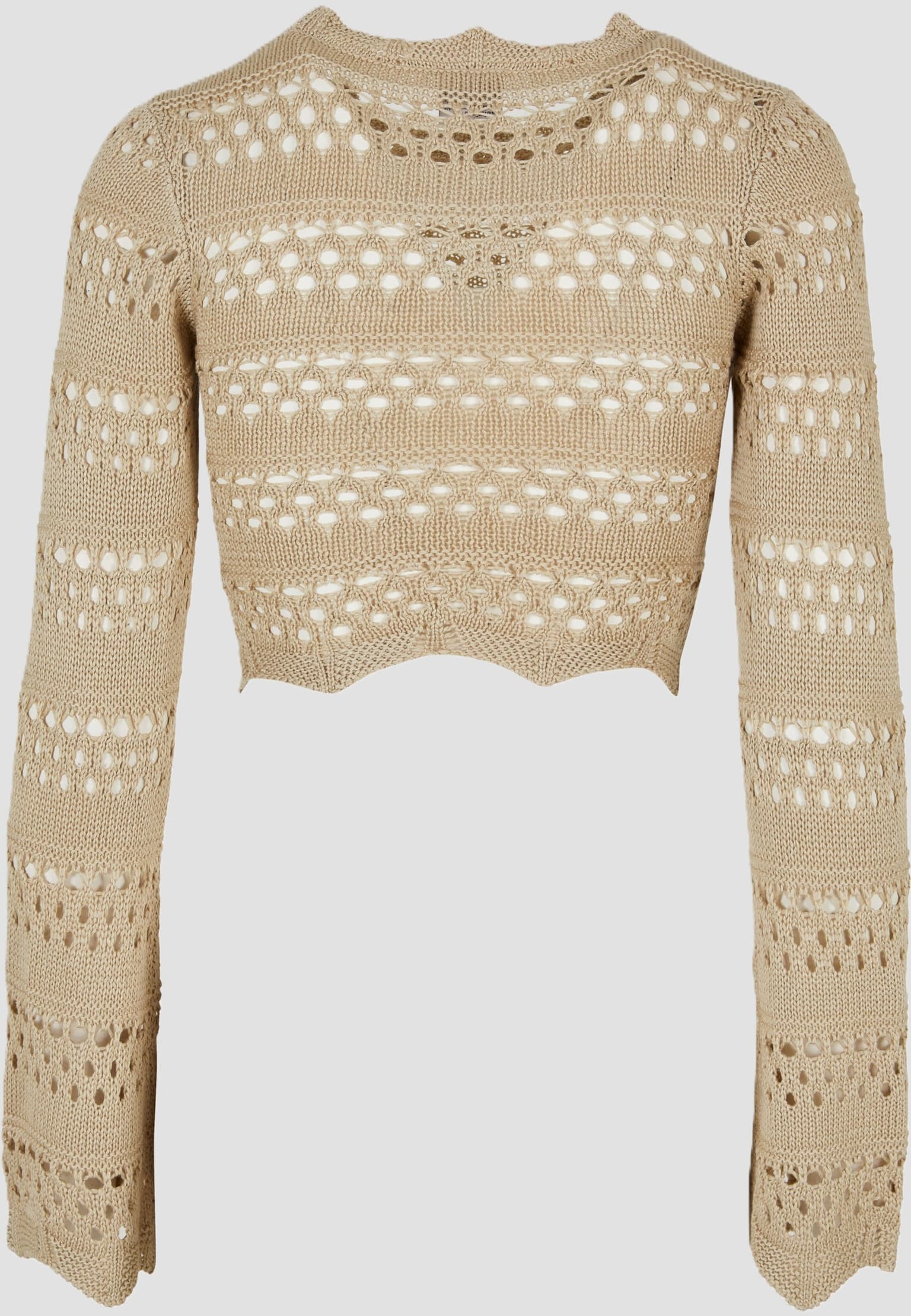 Urban Classics Ladies Cropped Crochet Knit Sweater – Bild 4