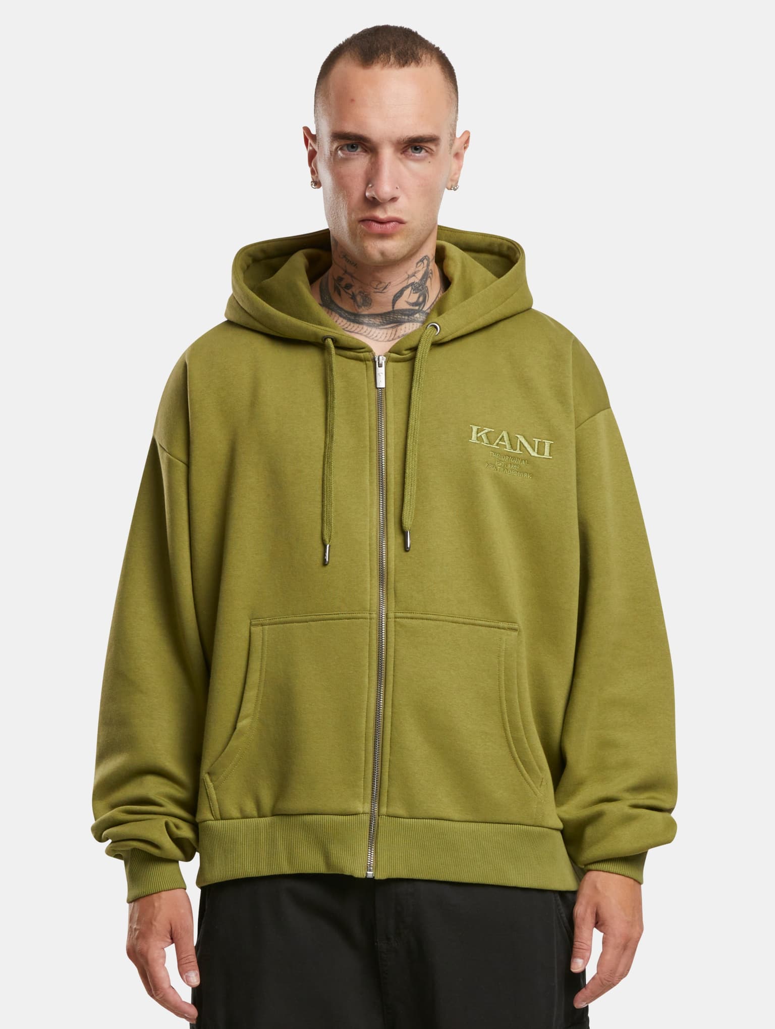 Karl Kani Retro Rhinestone Boxy Full Zip Hoodie – Bild 3