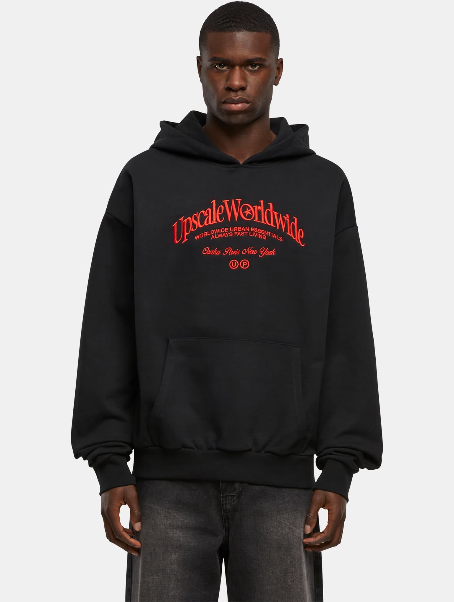 Mister Tee Upscale World Wide Heavy Oversize Hoody – Bild 3