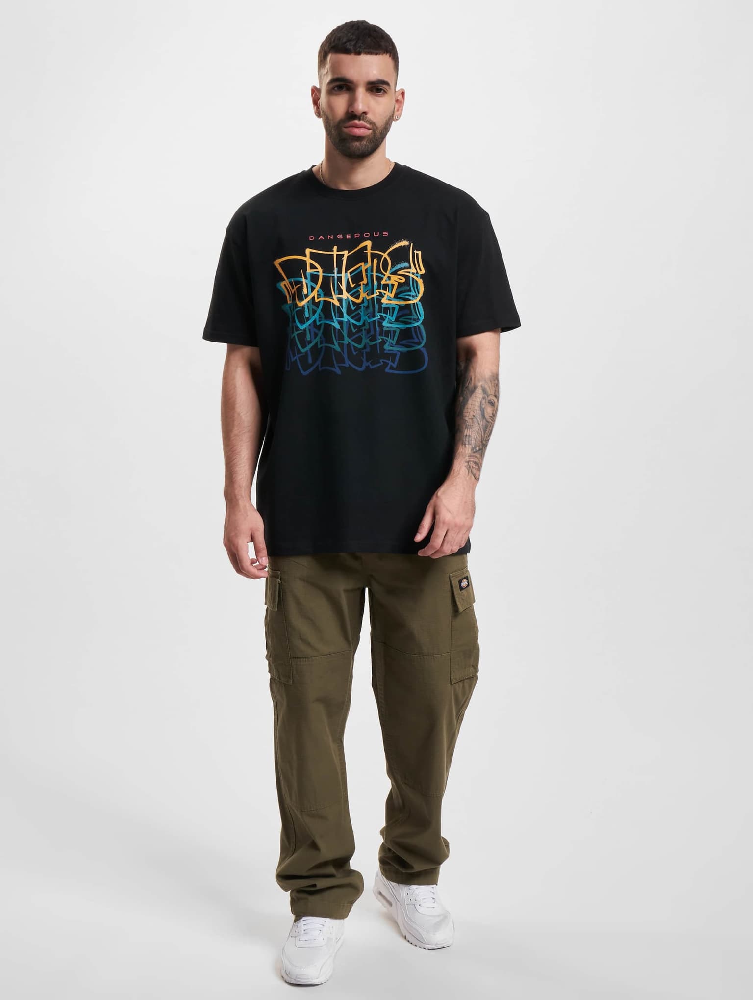 Dangerous DNGRS Spray Print T-Shirt – Bild 4