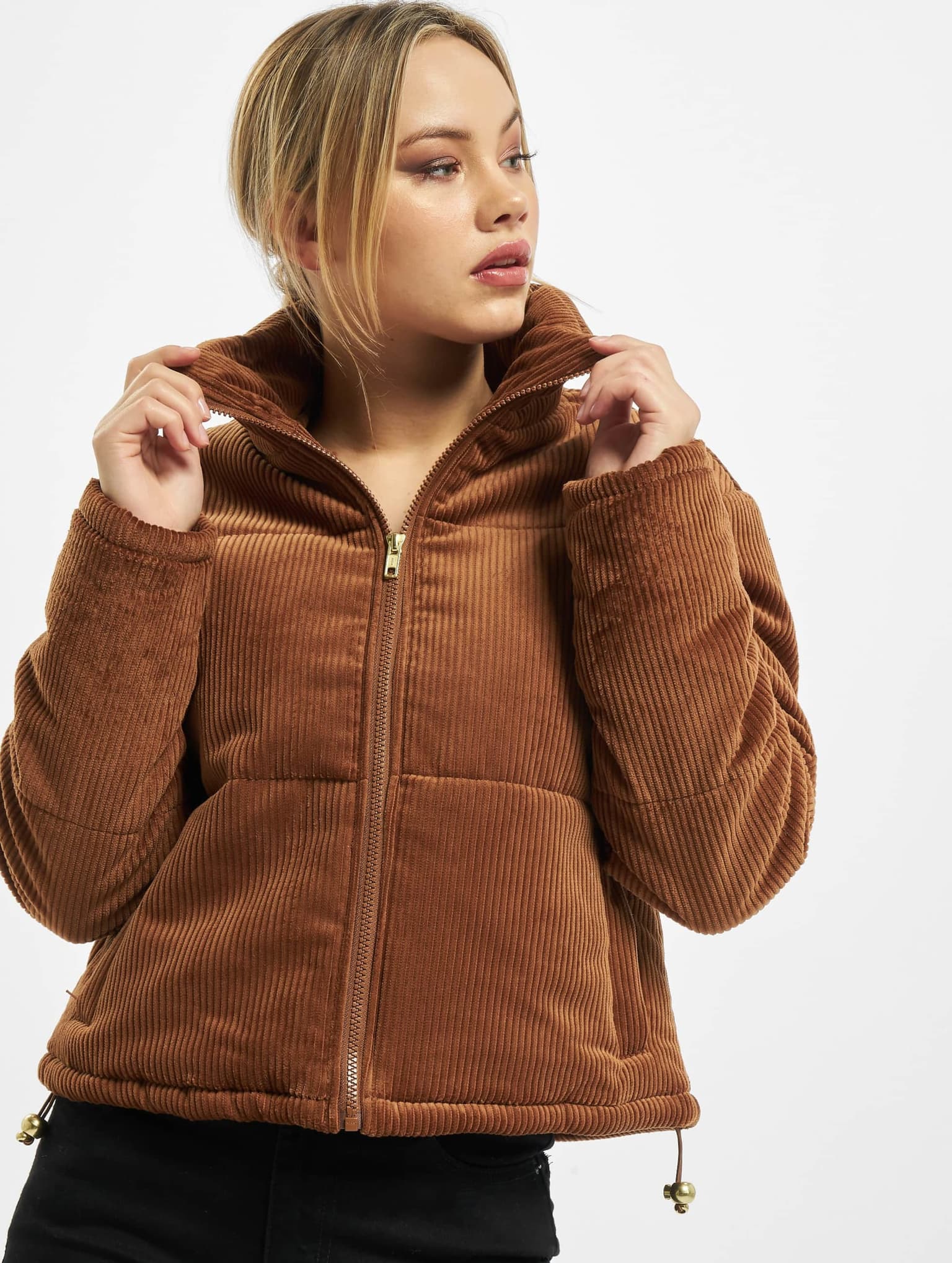 Urban Classics Ladies Corduroy Puffer Jacket