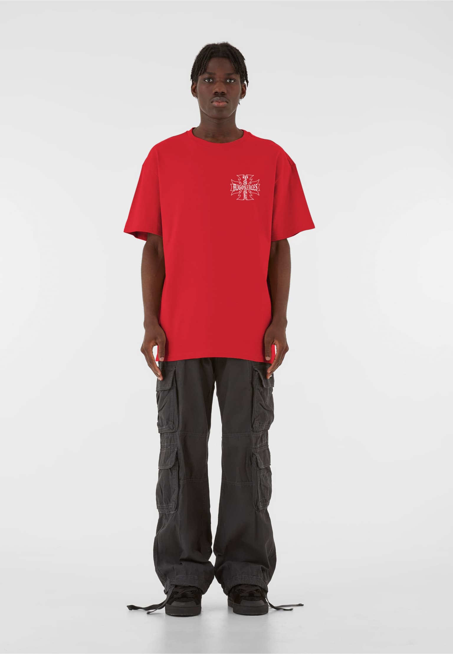 MJ Gonzales MJG Heavy Oversized Tee - Iron Cross – Bild 3