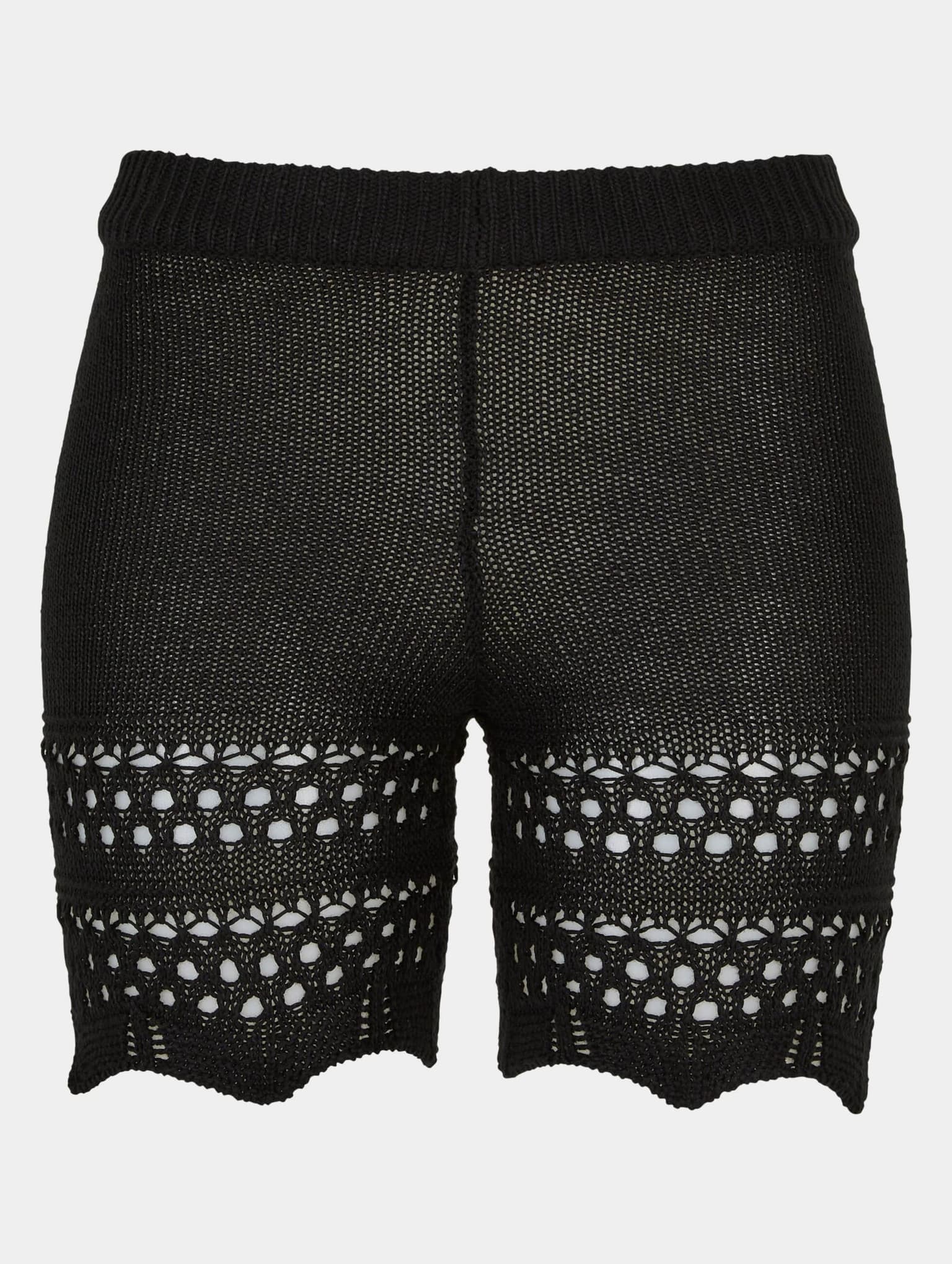 Urban Classics Ladies Crochet Knit Short – Bild 4