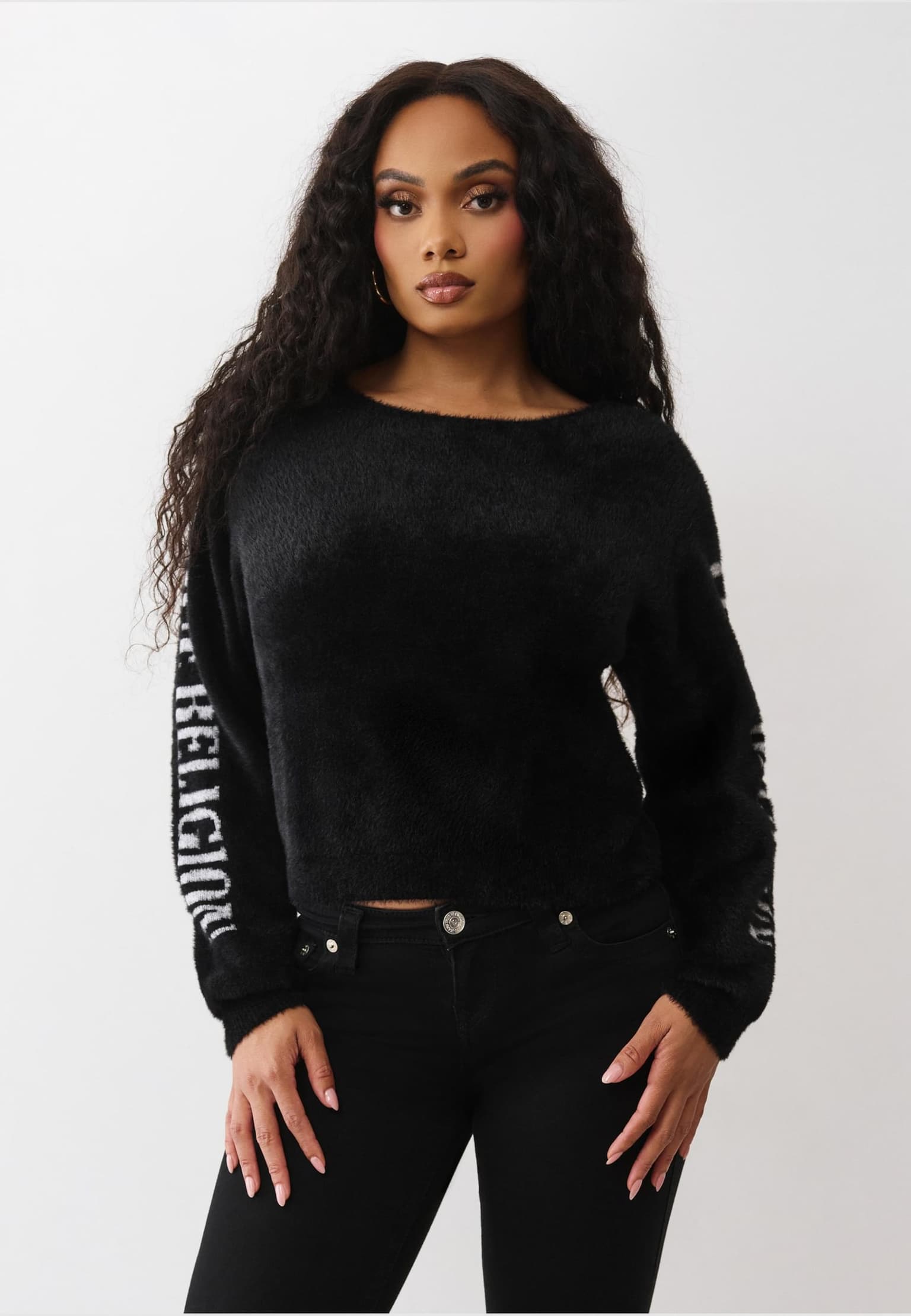 True Religion JACQUARD REVERSIBLE SWEATER