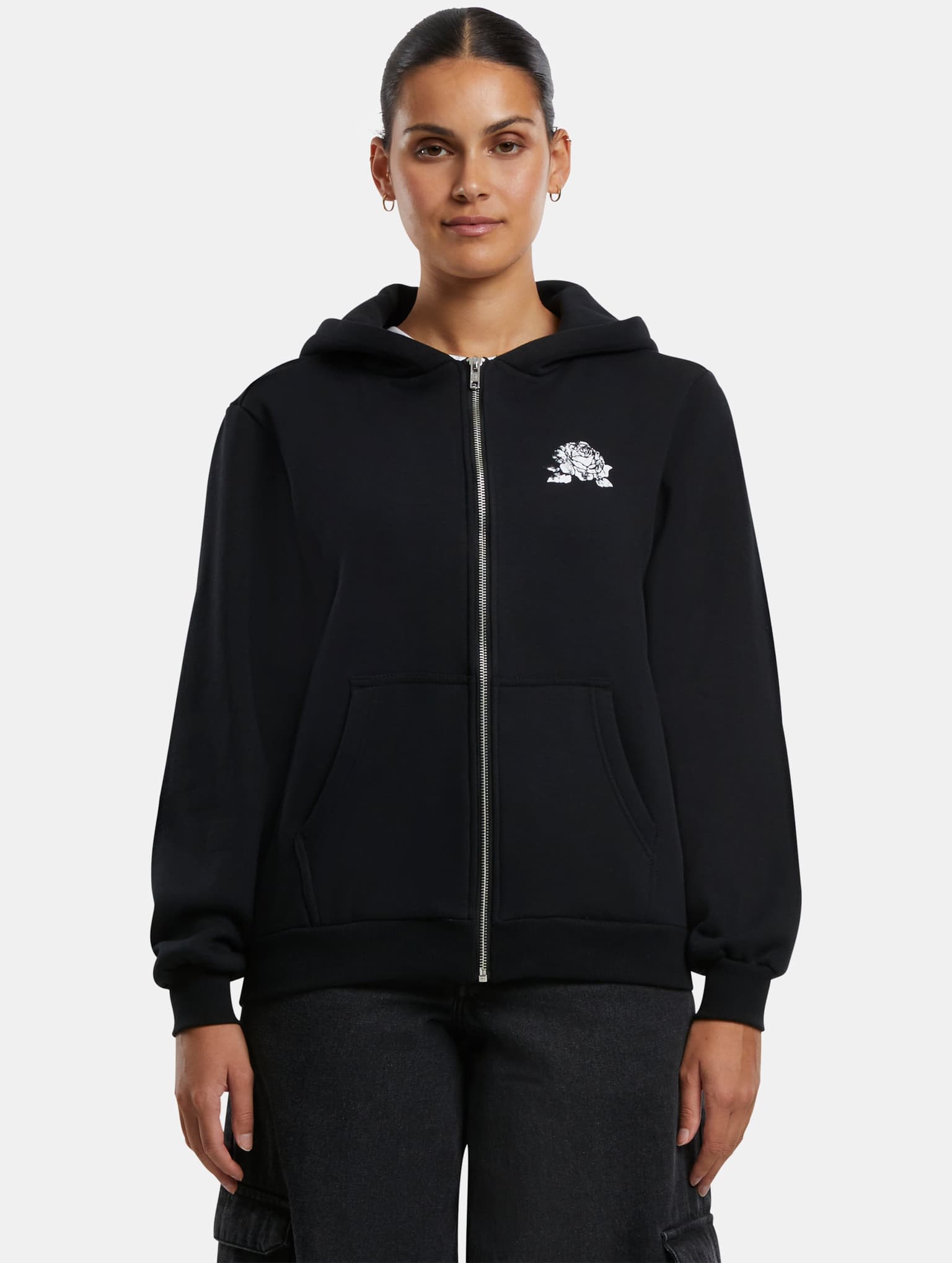 Miss Tee Romantic Dreamers Ladies Fluffy Zip Hoody – Bild 3