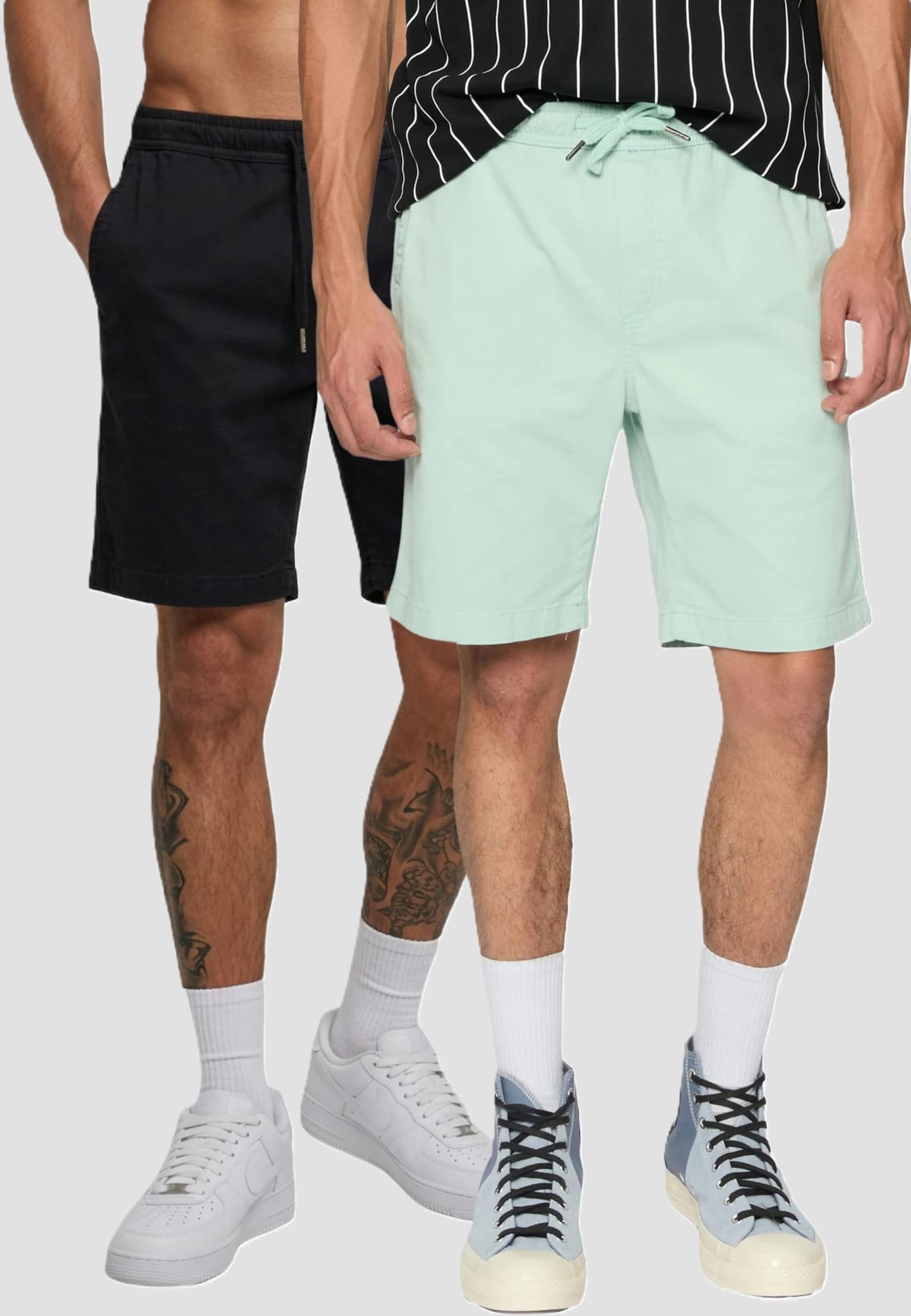 Urban Classics Stretch Twill Joggshorts 2-Pack