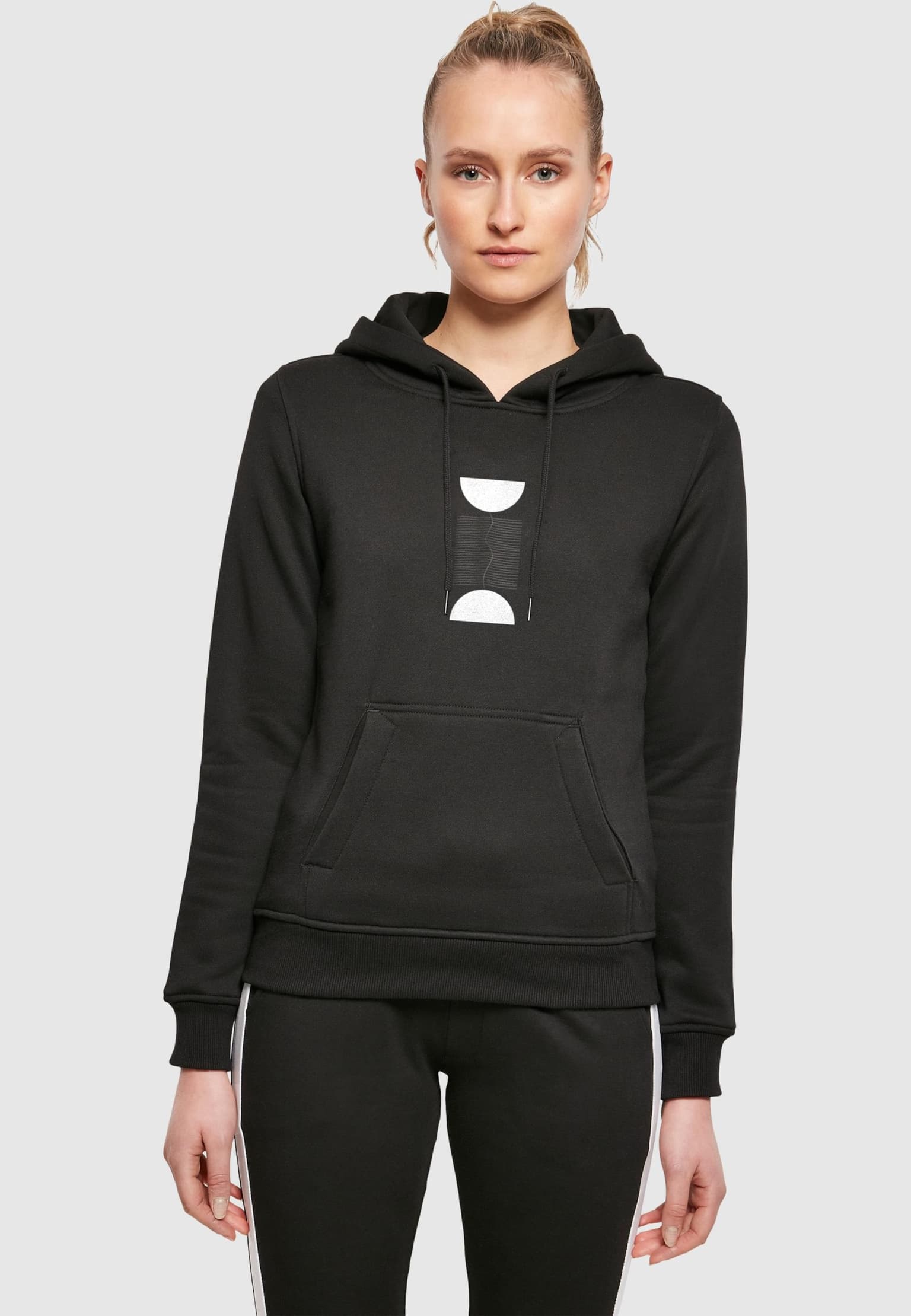 Merchcode Ladies Abstract Lines Hoody