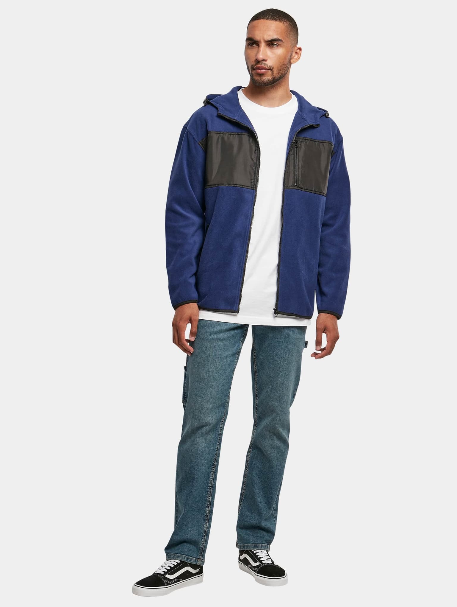 Urban Classics Hooded Micro Fleece Jacket – Bild 4