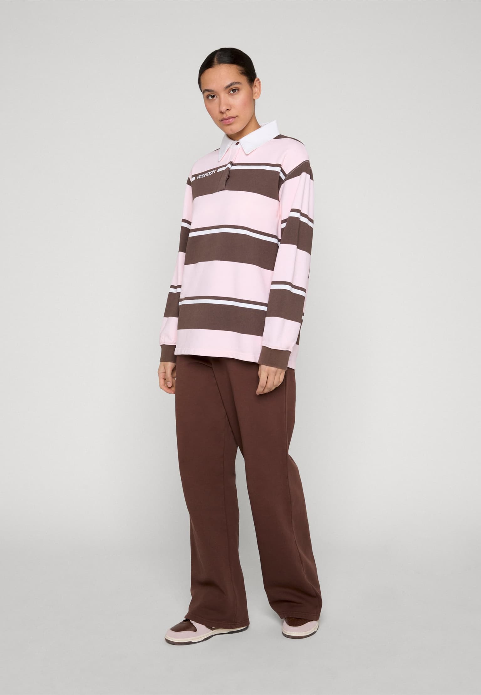 PEGADOR Morella Striped Polo Sweater – Bild 3
