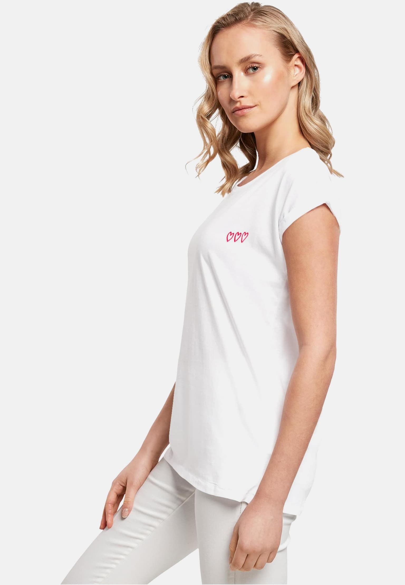 Miss Tee Three In A Row Ladies Extended Shoulder – Bild 3