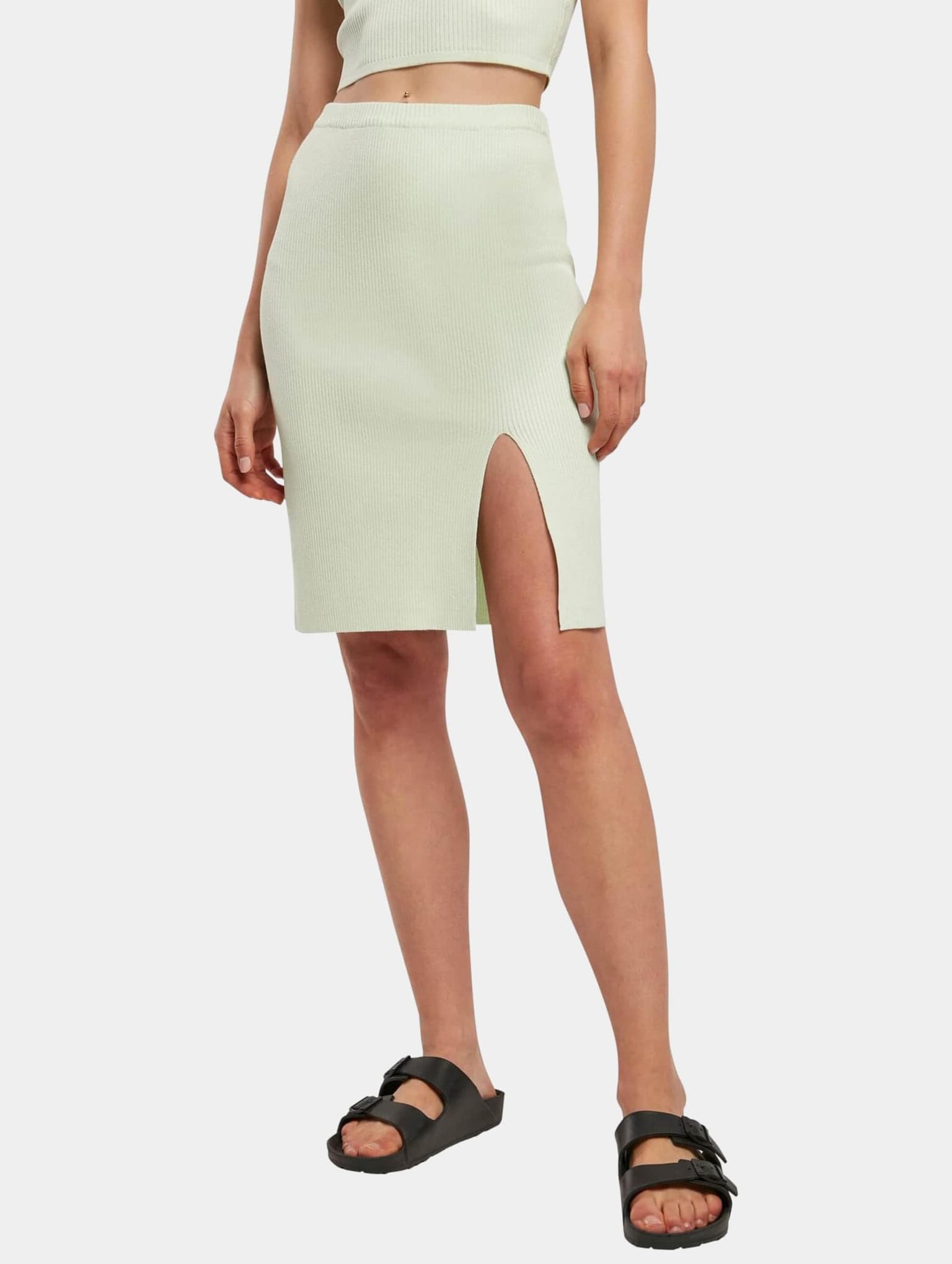 Urban Classics Ladies Rib Knit Skirt