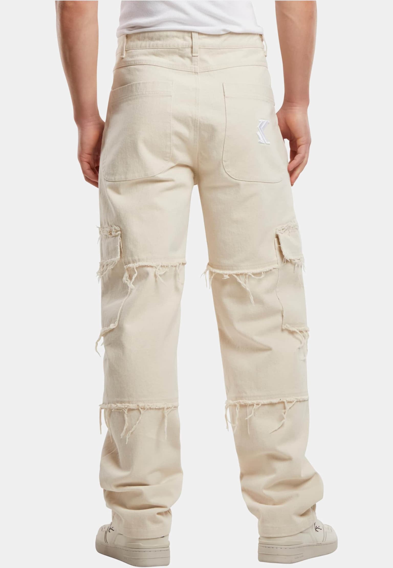 Karl Kani Og Fringed Baggy Cargo Pants – Bild 2