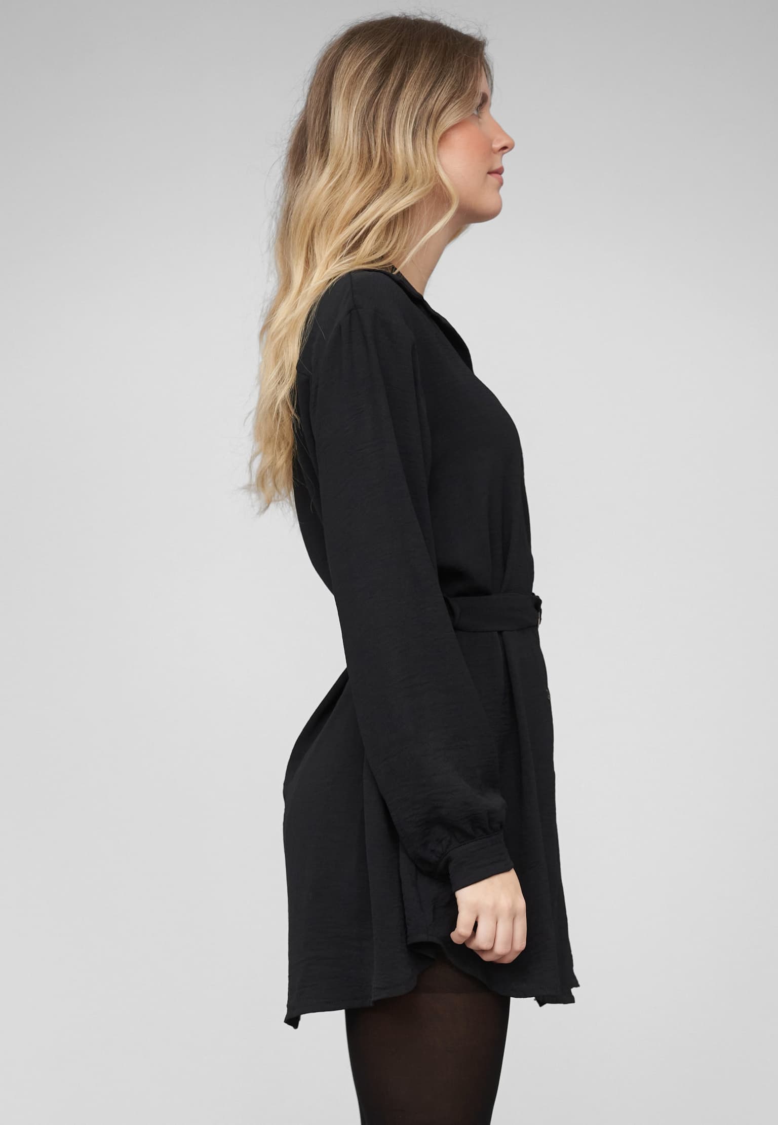 Cloud5ive Longsleeve Dress with tie-belt – Bild 4