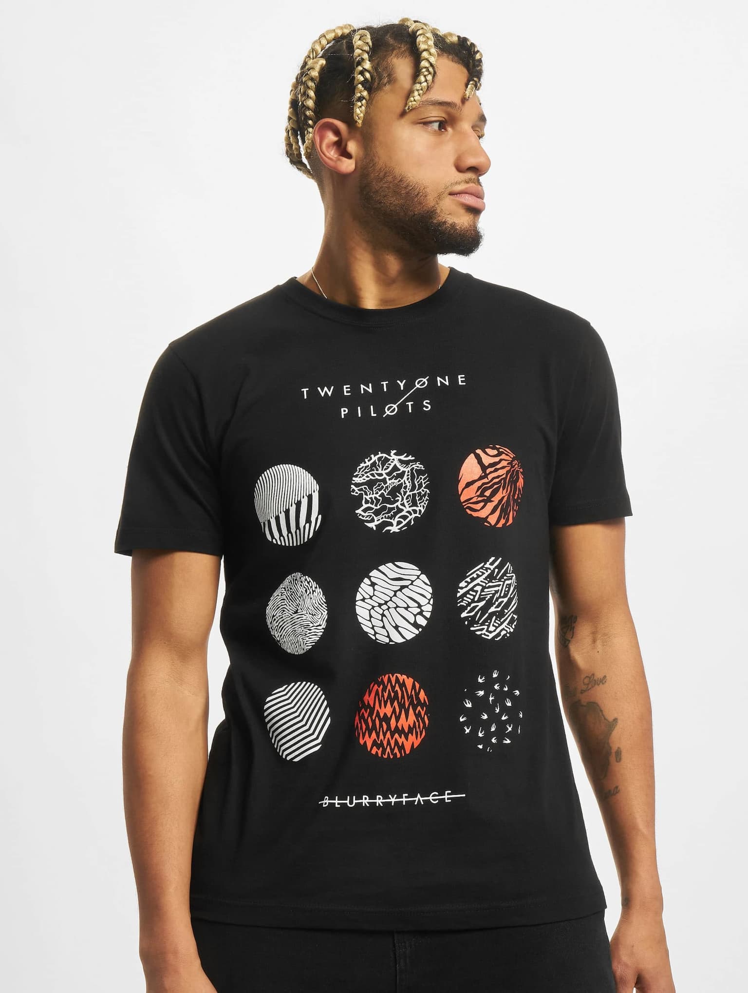 Merchcode Twenty One Pilots Pattern Circles Tee – Bild 3