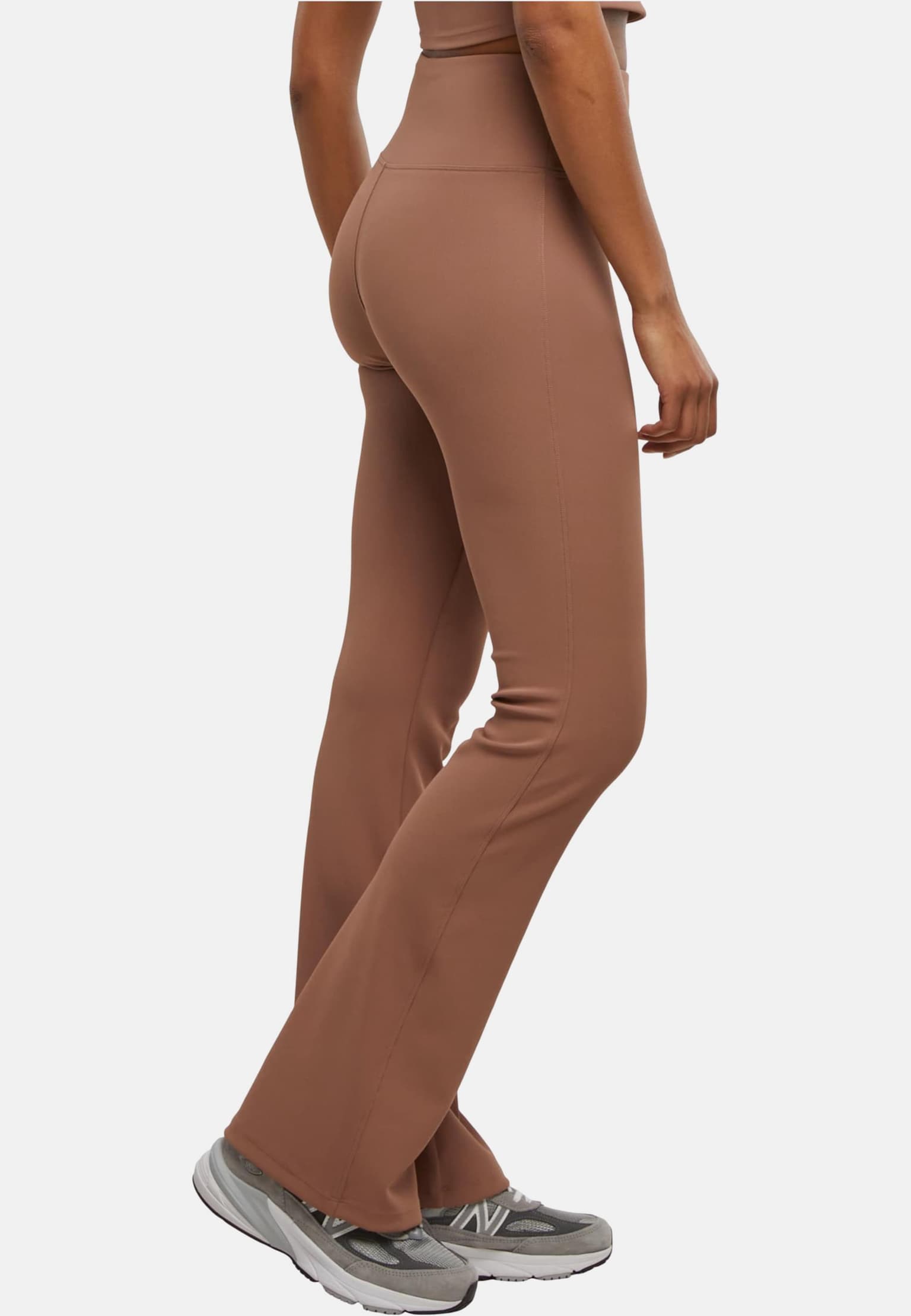 Urban Classics Ladies Flared Leggings Rib – Bild 4