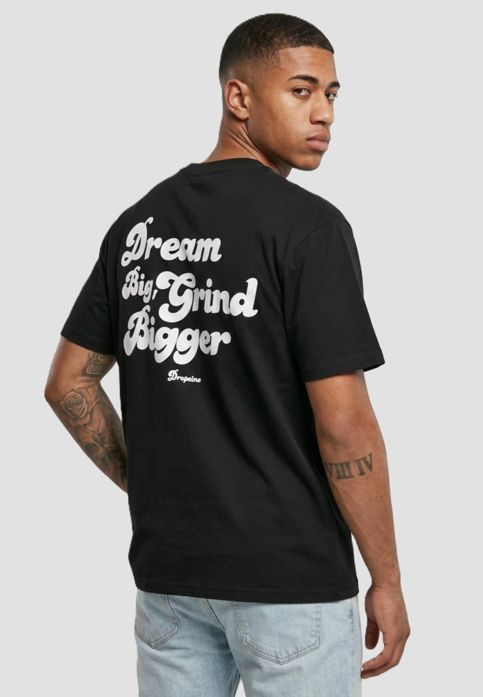 Dropsize HEAVY OVERSIZED DREAM AND GRIND T-SHIRT