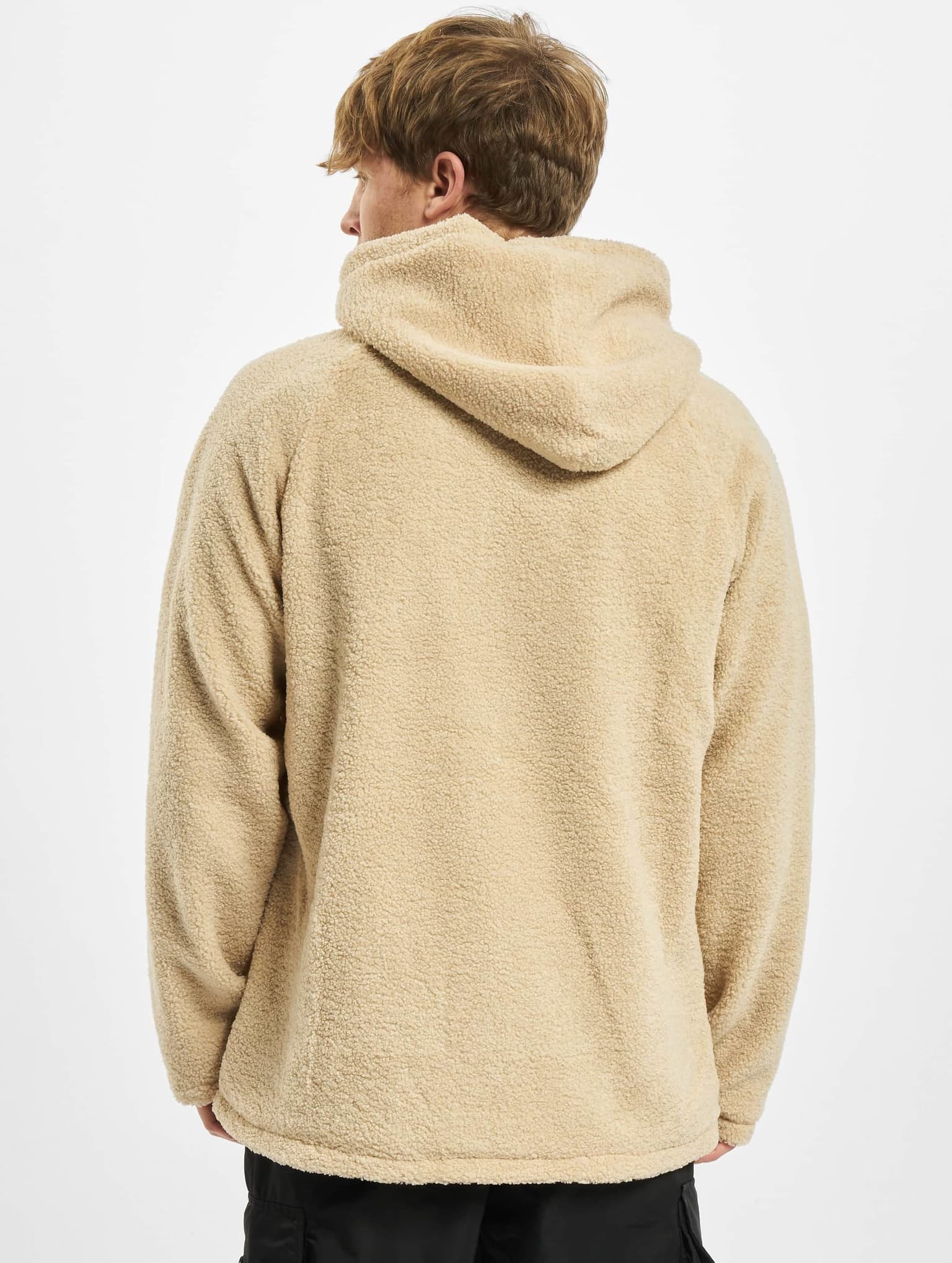 Urban Classics Hooded Sherpa Zip Jacket – Bild 2