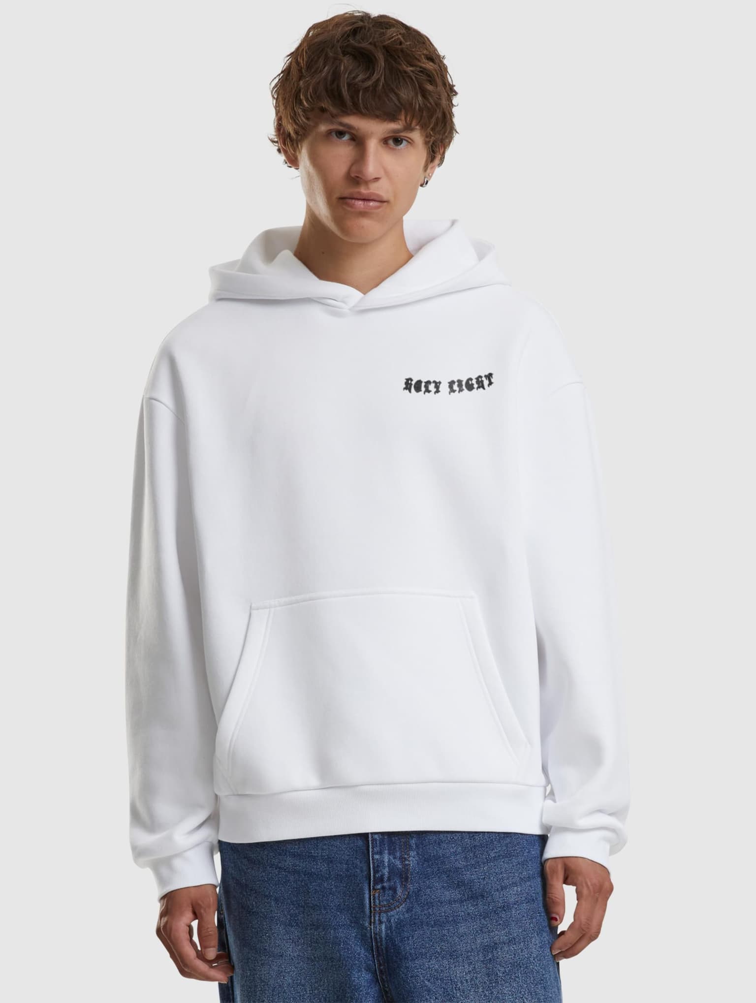 Mister Tee Holy Light Fluffy Hoody