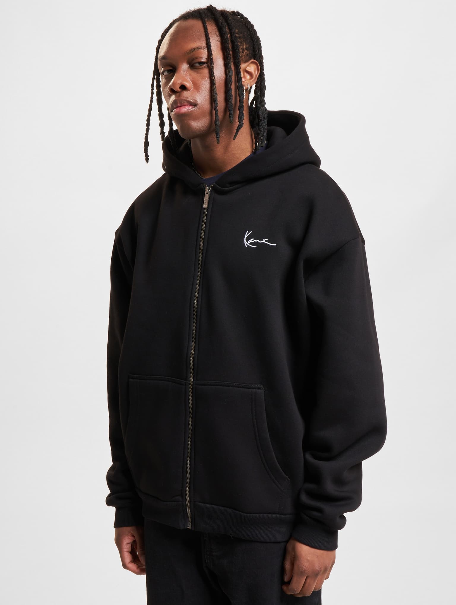 Karl Kani KM-ZH011-001-01 Chest Signature Essential Zip Hoodie – Bild 3