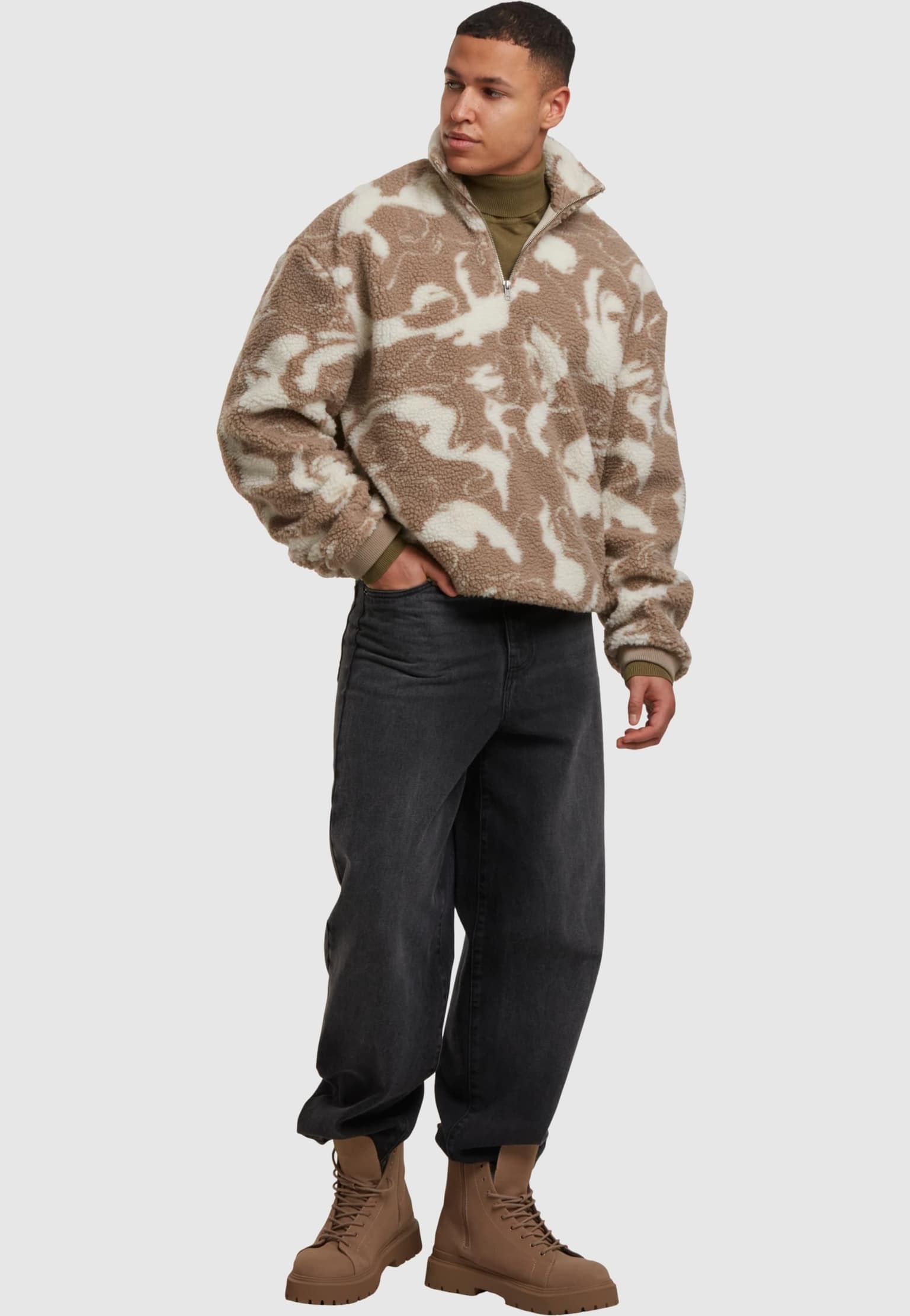 Urban Classics Oversized Pattern Teddy Troyer – Bild 4